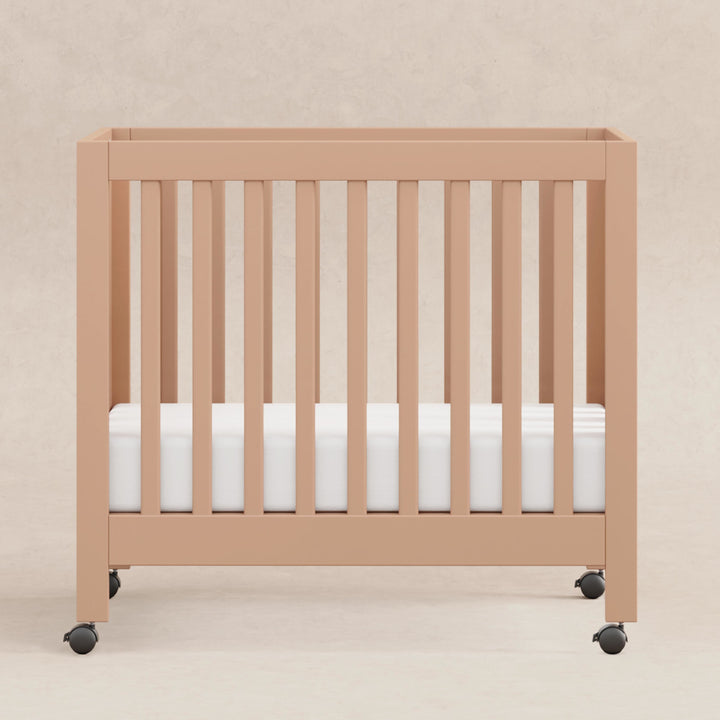 Babyletto Origami Mini Portable Crib - Lightweight Travel Crib for Infants & Toddlers, Compact Folding Design - Perfect for Home, Travel, and Daycare Use