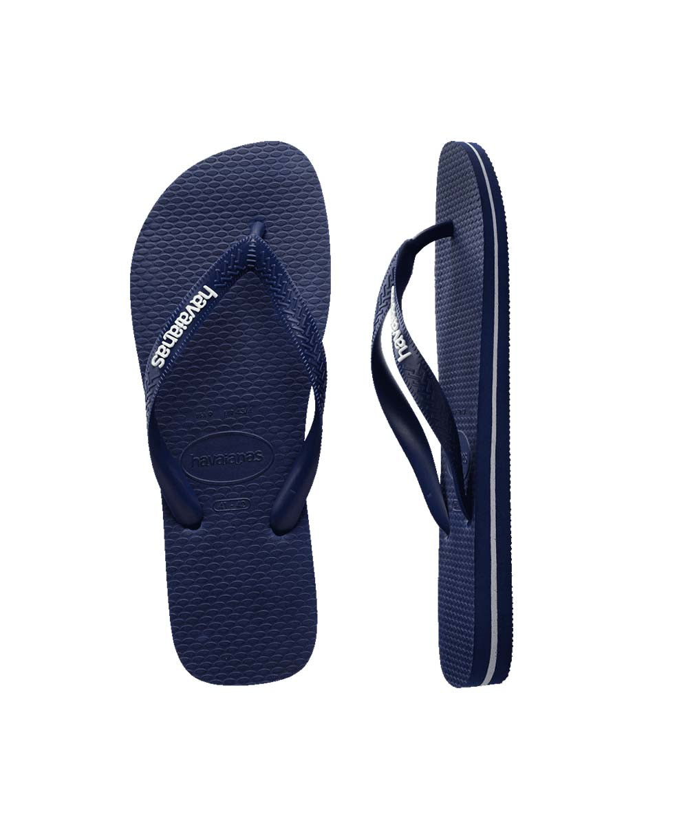Havaianas Men's Comfortable Rubber Flip Flops with Logo - Perfect for Beach, Pool, and Casual Summer Wear