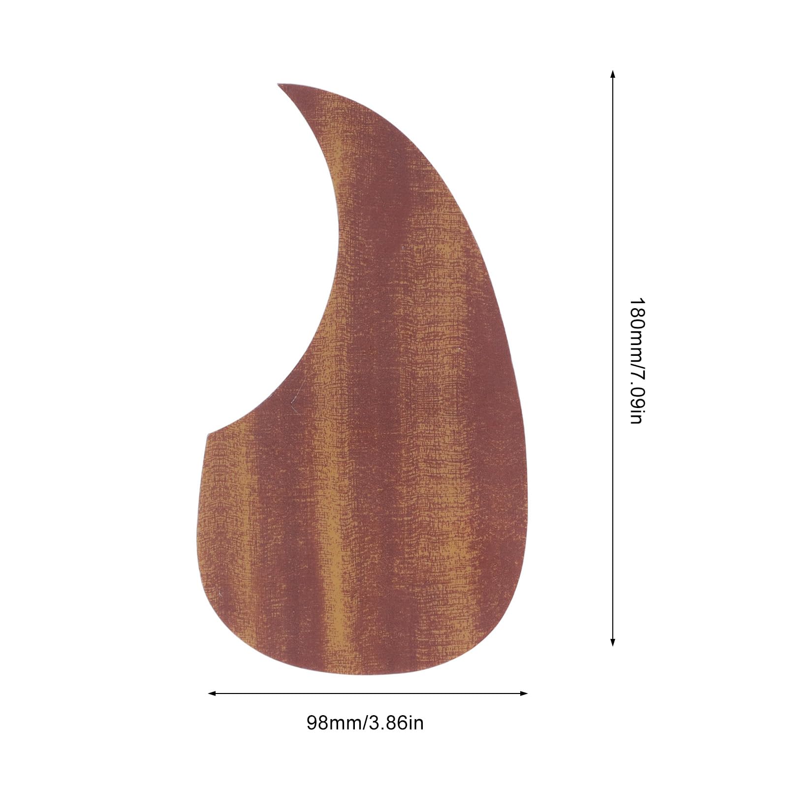 Acoustic Guitar Pickguard - Anti-Scratch PVC Guard Plate & Sticker Replacement Part | Perfect for Guitar Protection & Maintenance