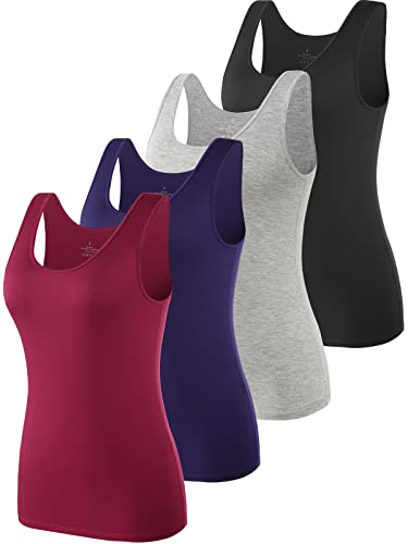 4 Pack - Black/Gray/Dark Blue/Wine Red