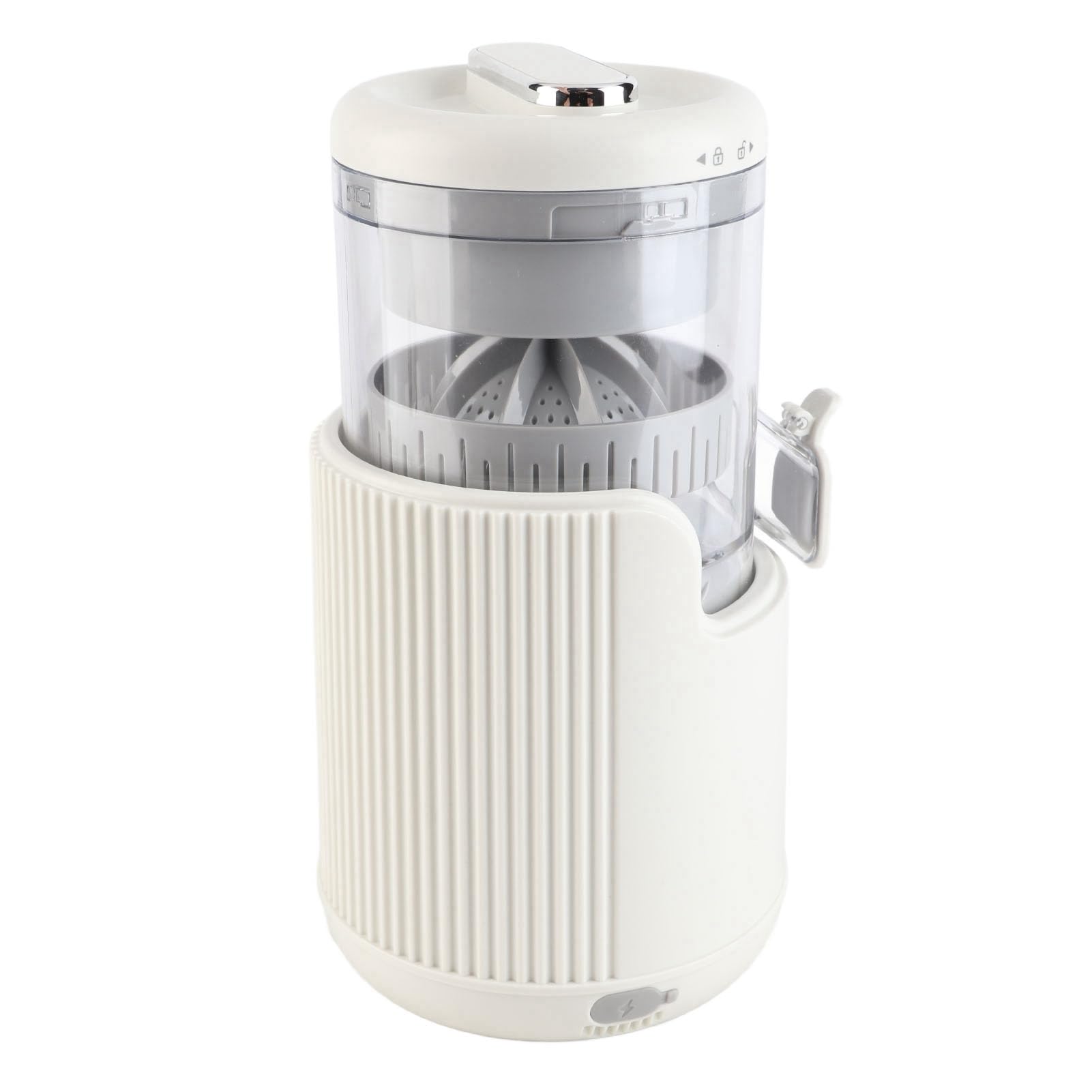 Electric Rechargeable USB Juicer with 360 Degree Motor - Portable Fruit and Vegetable Squeezer for Fresh Juice, DC 7.4V - Perfect for Home, Office, Gym & Outdoor Use