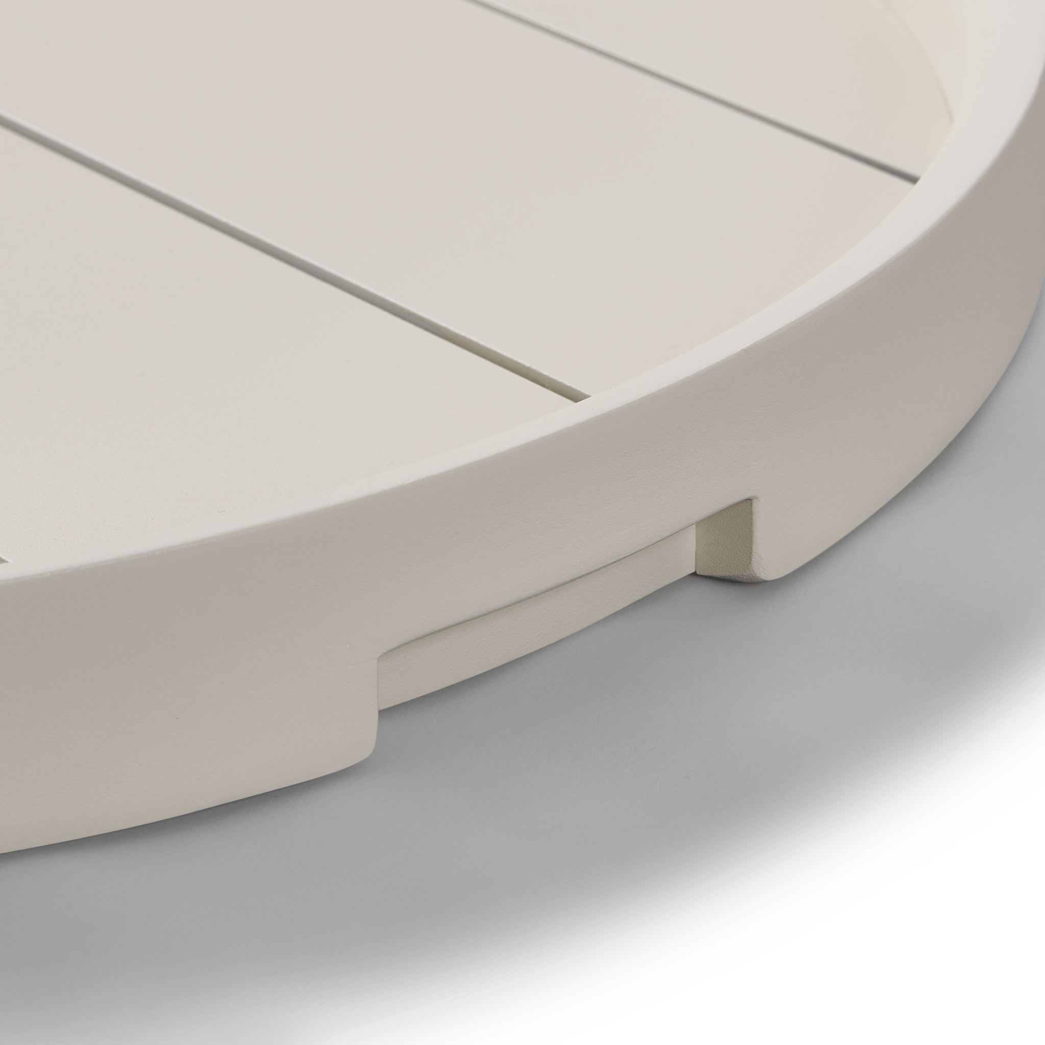 Premium Aluminum Round Serving Tray 24 Inch - Elegant Party Platter for Entertaining, Dining & Home Decor | Rustproof & Lightweight for Indoor/Outdoor Use
