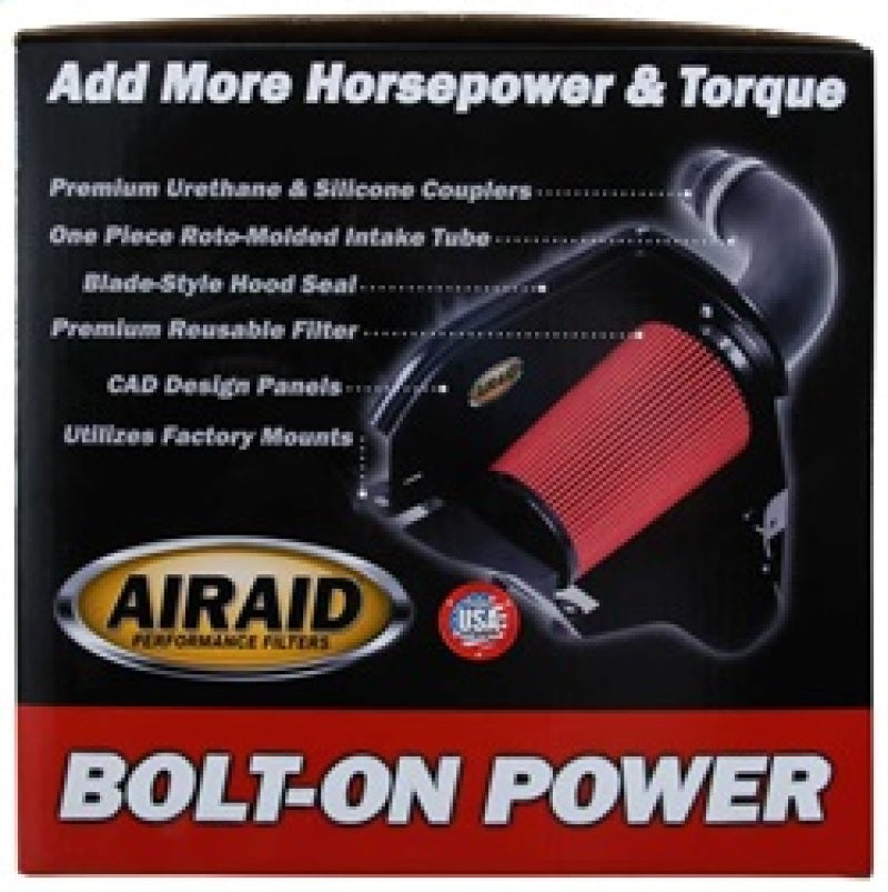 High-Performance AirAid Cold Air Intake System (Dry/Black Media) - Compatible with Dodge Challenger & Charger 6.4L 392 HEMI (2023-2024 Models) - Enhanced Engine Power & Fuel Efficiency for Street Racing & Daily Driving