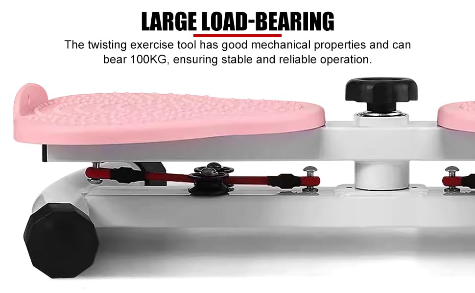 Waist Twisting Fitness Board - Adjustable Waist Trainer for Core Workout & Weight Loss - Standing Abdominal Exercise Equipment with Foot Massage - Perfect for Home Gym & Office Workout