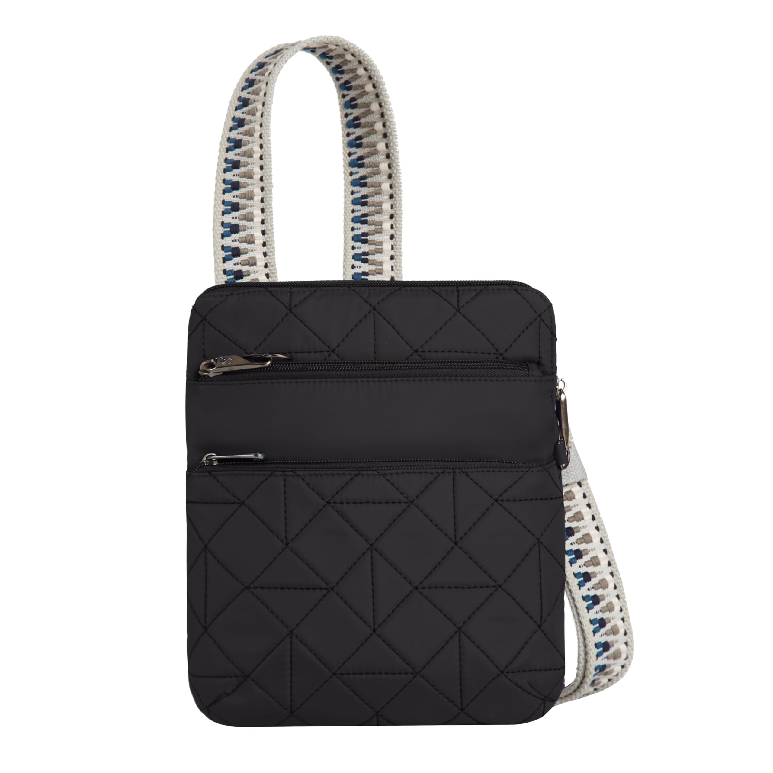 Travelon Anti-Theft Boho Slim Crossbody Bag for Women - Secure RFID Blocking Purse with Adjustable Strap, Perfect for Travel, Commuting & Everyday Use