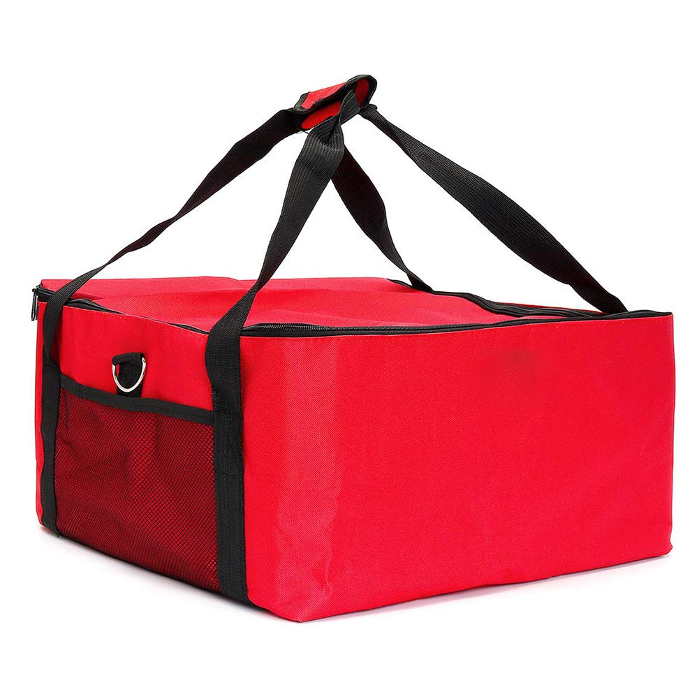 16 Inch Extra Large Insulated Pizza Delivery Bag - Thermal Food Carrier for Takeout, Catering & Party Serving - Perfect for Restaurants, Food Trucks & Home Use
