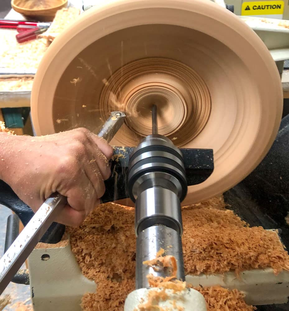 Premium USA-Made Full Size Carbide Wood Turning Tools Set (4-Piece) - Perfect for Woodturning, Lathe Projects, and DIY Woodworking