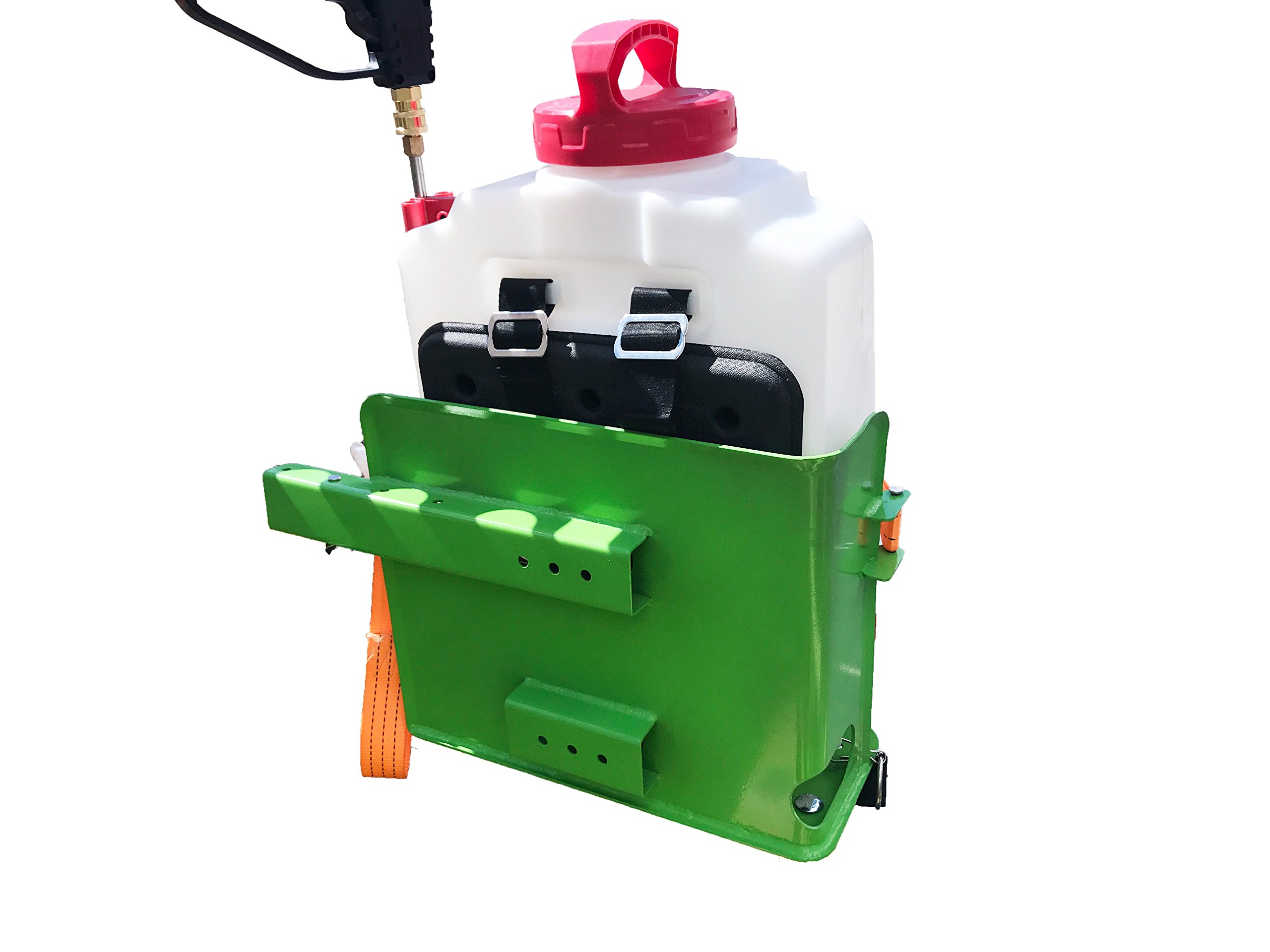 Green Touch Industries Backpack Sprayer Rack (Item#: XF107) - Heavy Duty Storage Organizer for Garden, Lawn & Farm Equipment - Perfect for Garage, Shed & Outdoor Use