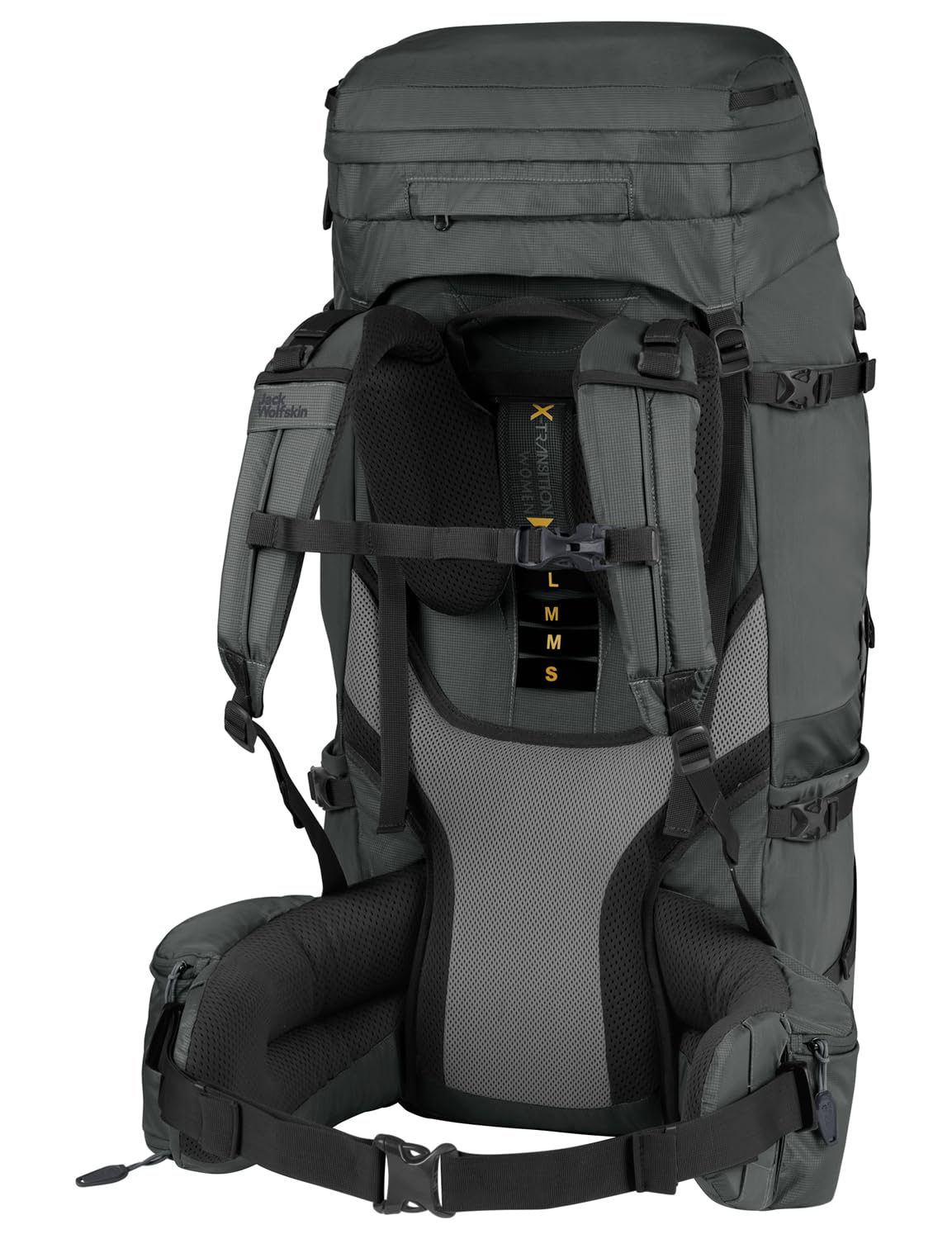Jack Wolfskin Women's Denali 65+10 Hiking Backpack - Lightweight Travel & Trekking Pack for Outdoor Adventures, Camping & Backpacking