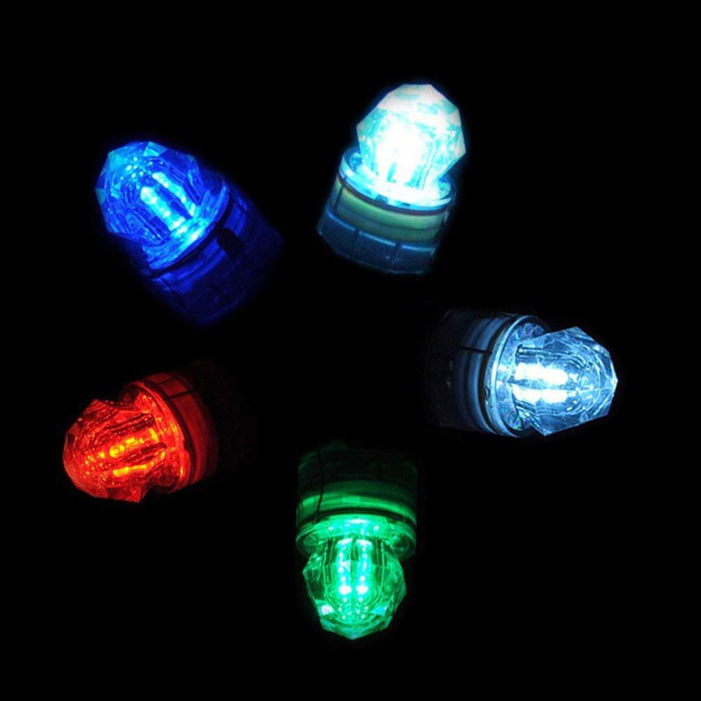 BESPORTBLE 5-Pack LED Deep Drop Fishing Lights - Underwater Fish Attracting Lamps with Flashing Bait Lights for Night Fishing | Perfect for Saltwater, Freshwater, and Ice Fishing Adventures