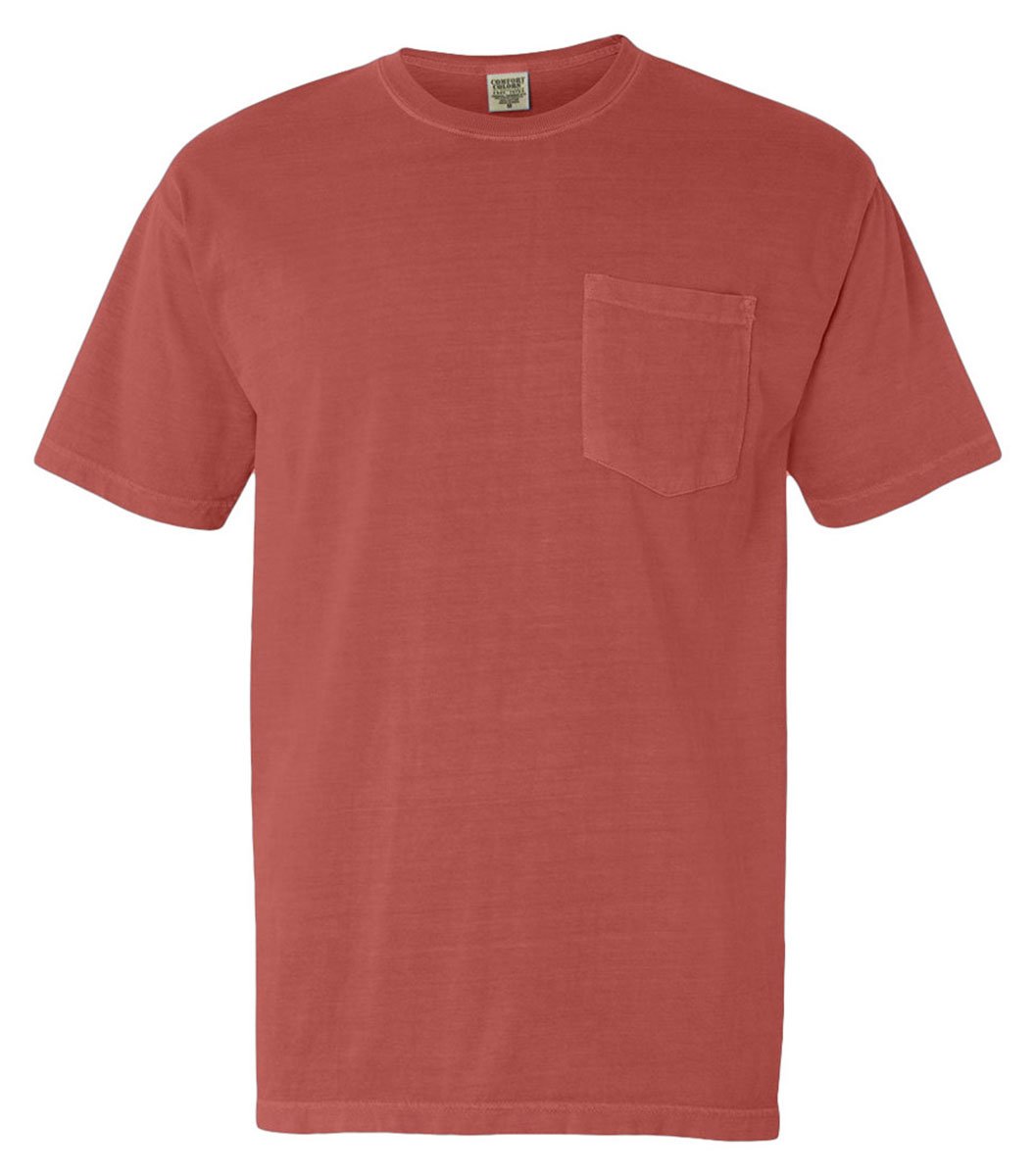 Comfort Colors Men's Ring-Spun Cotton Pocket T-Shirt - Soft & Durable Casual Wear for Everyday Comfort