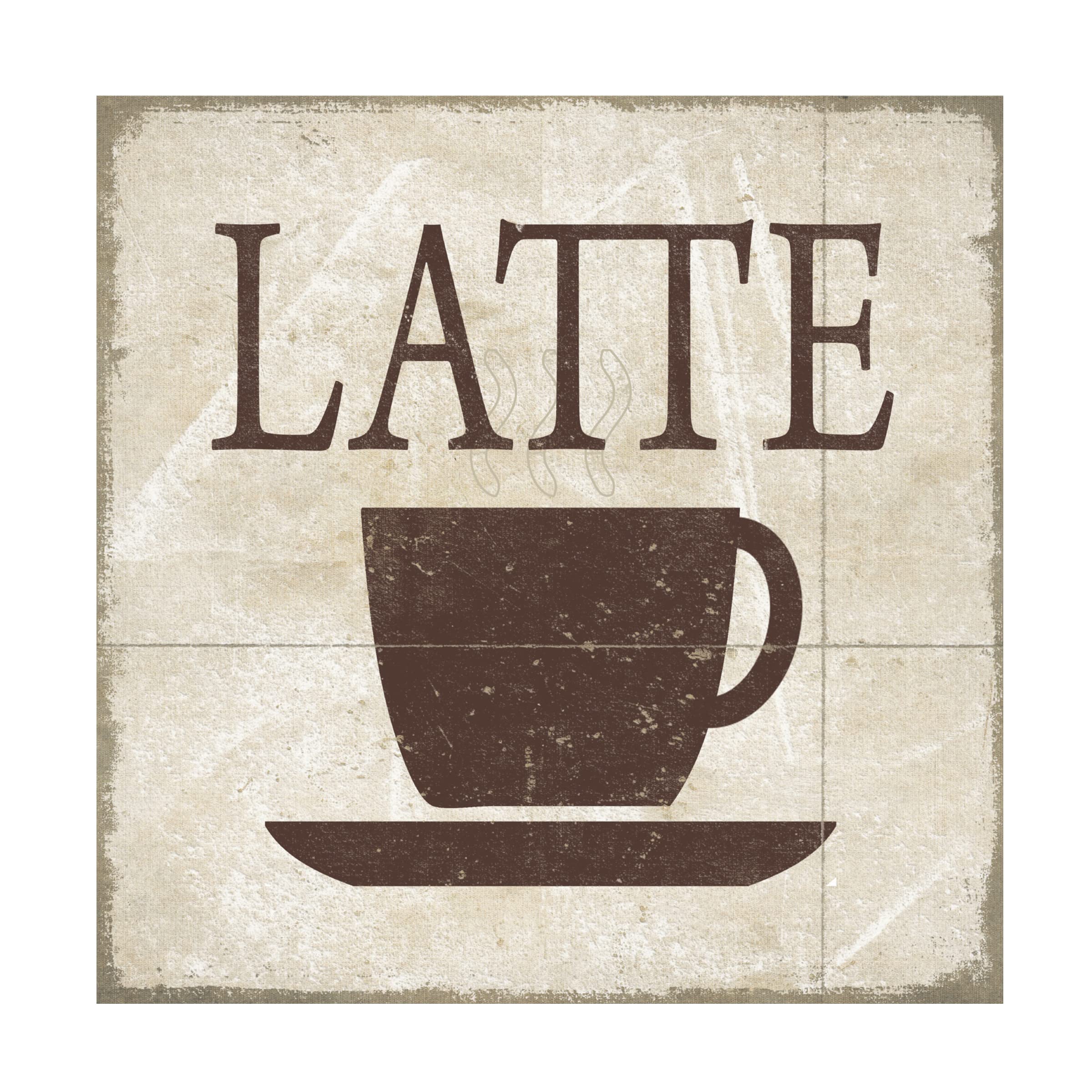Trademark Fine Art 'Simply Coffee IV' Canvas Wall Art by Alonzo Saunders - Modern Home Decor for Living Room, Bedroom & Office