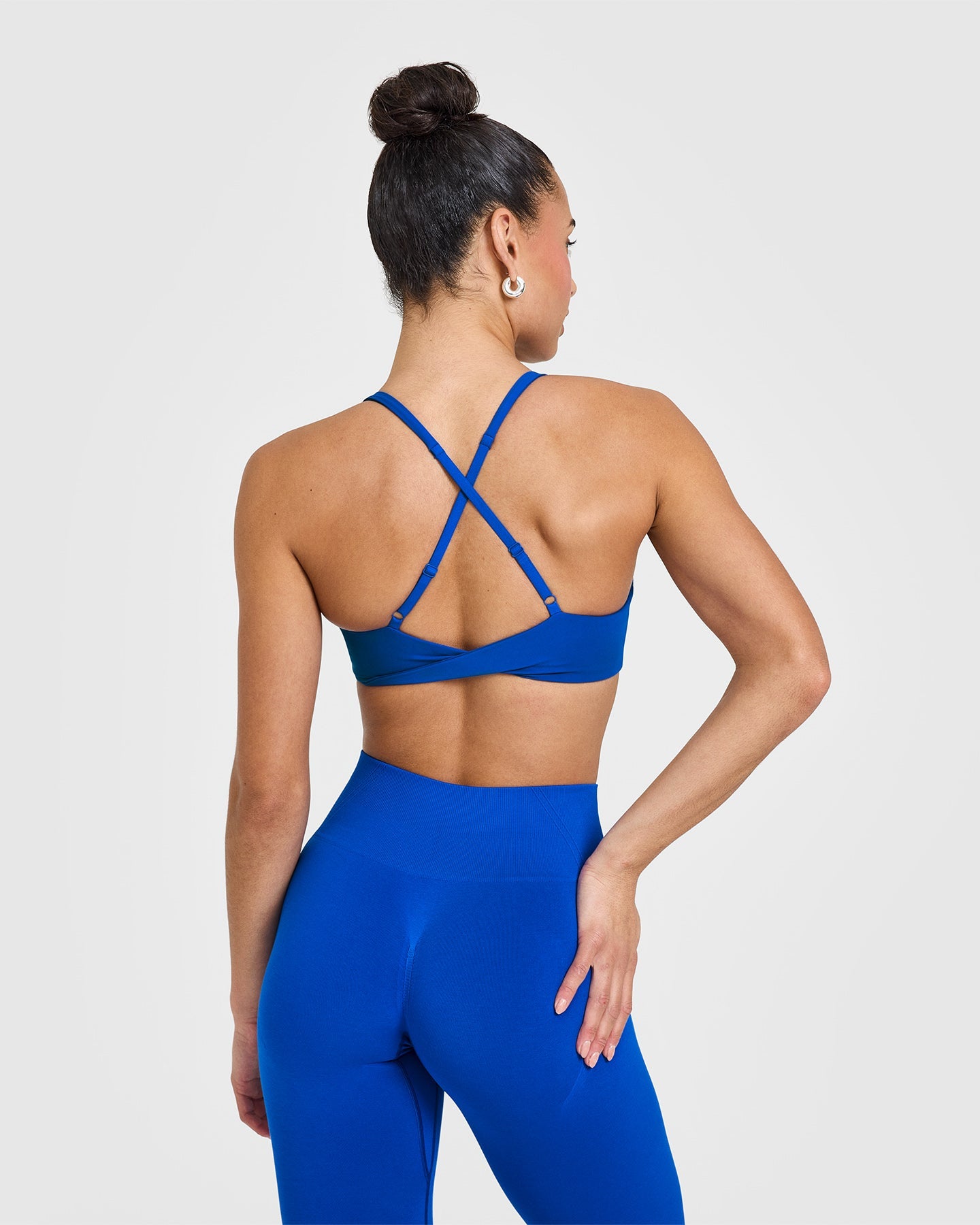 Unified Micro Bralette - Cobalt Blue Seamless Wireless Bra for Women | Comfortable Yoga, Lounge & Everyday Wear