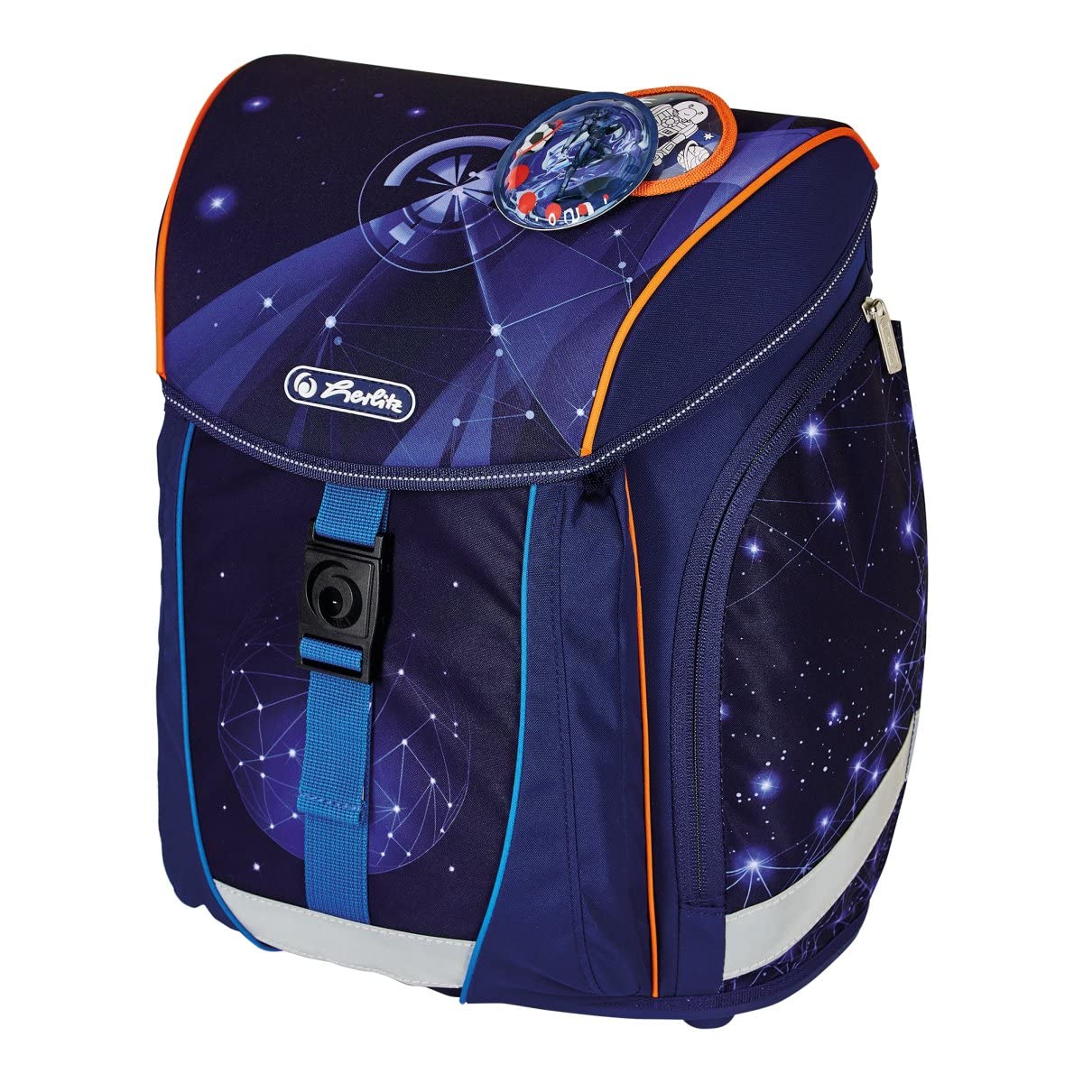 Herlitz Galaxy Game Backpack for Boys - Lightweight School Bag with Padded Straps - Perfect for School, Travel & Outdoor Adventures