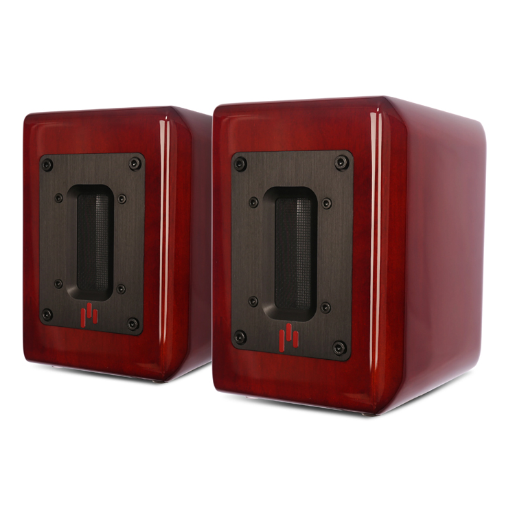 Aperion Audio Aluminum Ribbon Super Tweeter Pair - High-End Speaker System for Audiophiles (Gloss Oak Finish) | Perfect for Home Theater, Studio Monitoring & Hi-Fi Audio Setups