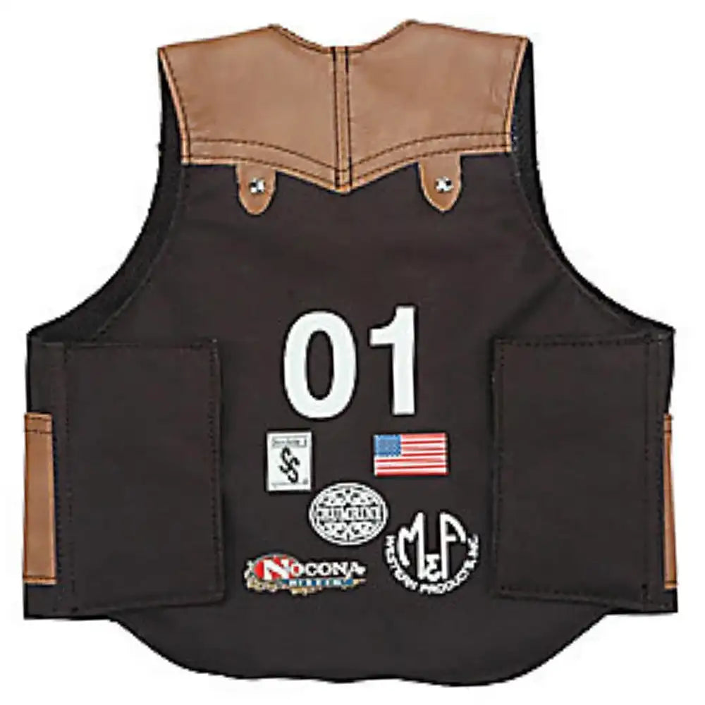 Bigtime Rodeo Bull Rider Kids Vest - Western Cowboy Costume for Boys & Girls - Perfect for Rodeo Parties, Halloween & Dress-Up Play