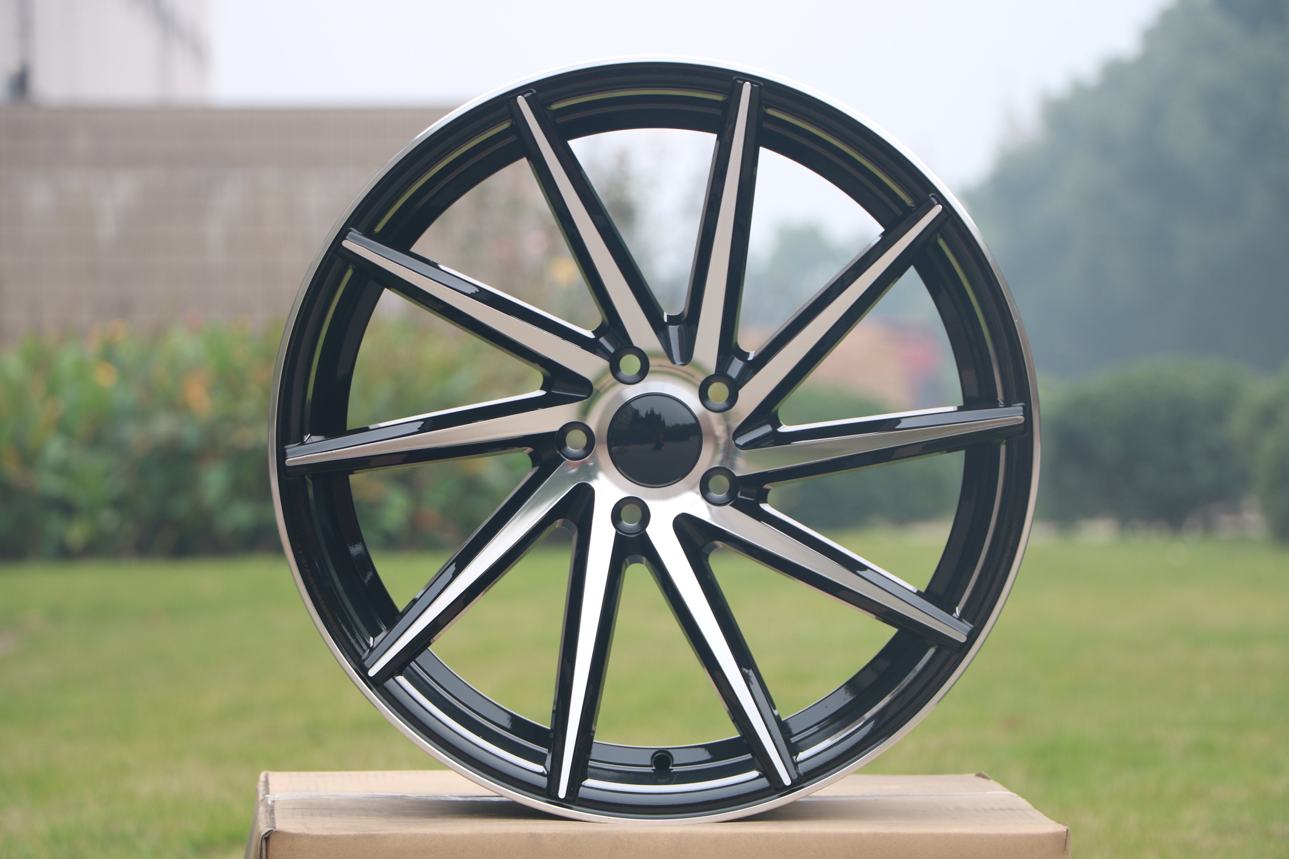 19-Inch Swirl Style Alloy Wheels - Premium Car Rims for Sedans & SUVs - Enhance Your Vehicle's Style & Performance for Street Driving & Car Shows