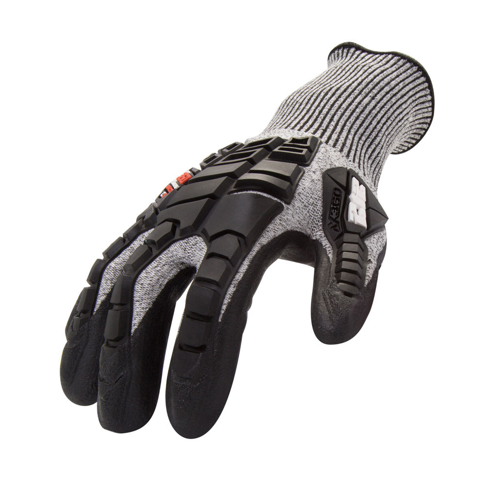 212 Performance AXIMPC5 06 009 AX360 Impact Cut 5 Gray Medium Work Gloves - Durable Safety Gloves for Construction, Mechanics & Outdoor Work