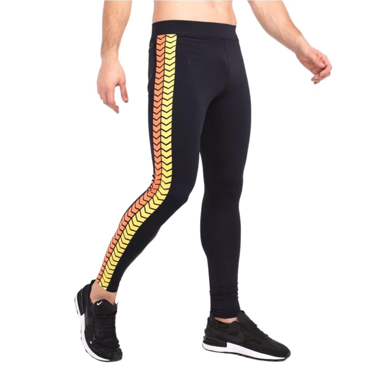 Kapow Meggings Performance Pro Range - Men's Compression Leggings with Pockets for Running, Gym & Workout | Moisture-Wicking & Breathable for High-Intensity Training