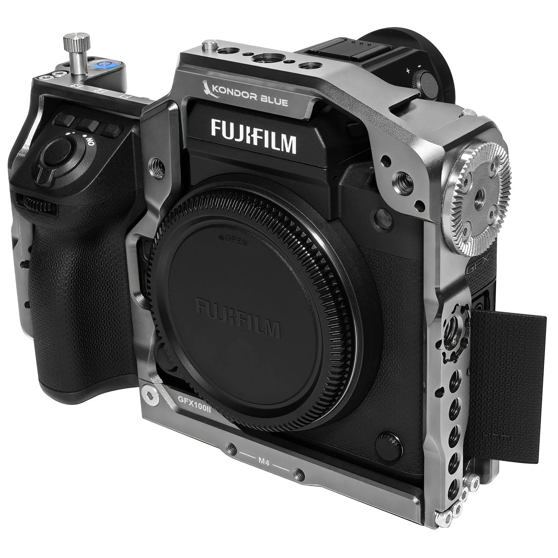 Kondor Blue Fujifilm GFX100 II Camera Cage - Durable Aluminum Alloy Protection for Professional Photography & Videography | Perfect for Studio, Travel & Outdoor Shoots