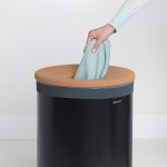 60L Laundry Hamper with Cork Lid - Eco-Friendly Storage for Clothes, Bedroom & Bathroom Organization