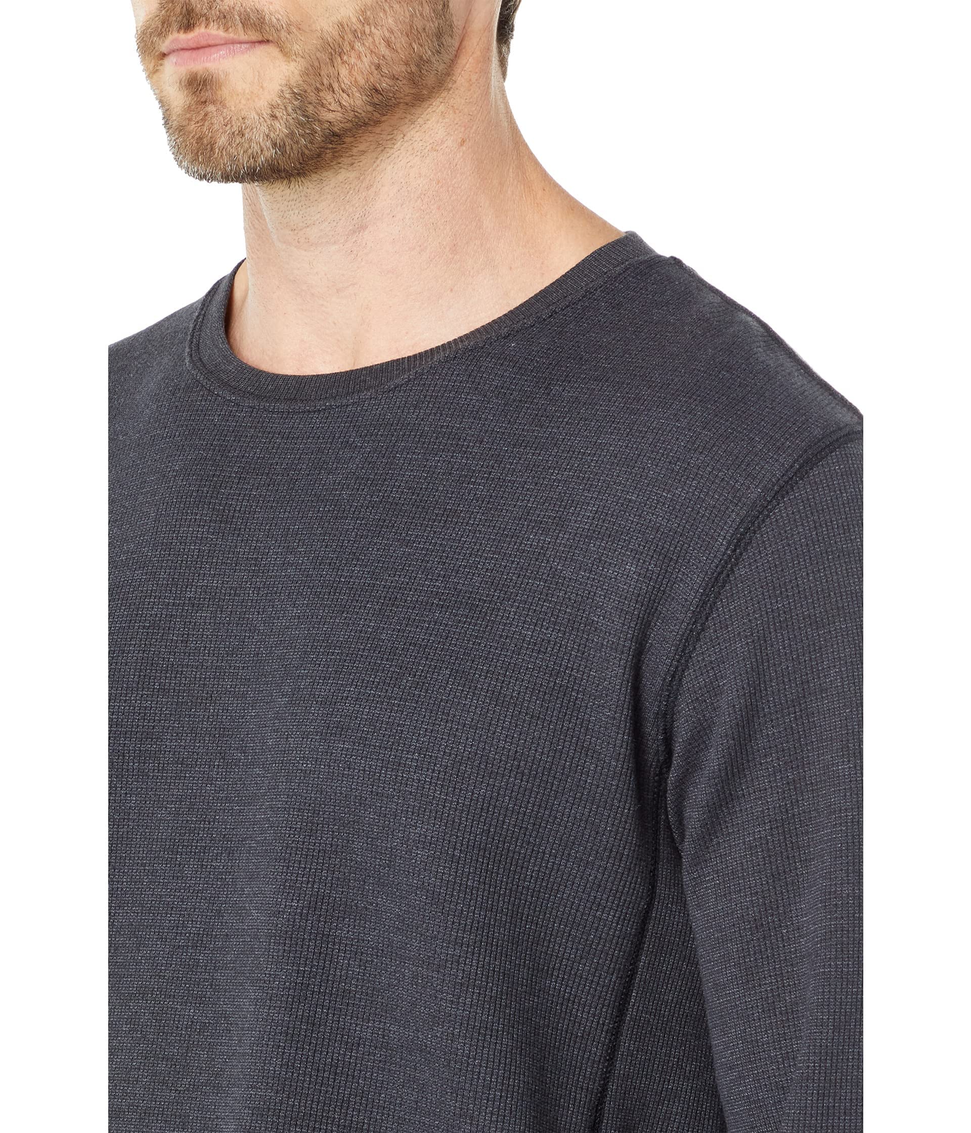 The North Face Men's All Season Waffle Thermal Shirt - Lightweight Fleece Lined Base Layer for Hiking, Camping & Winter Outdoor Activities