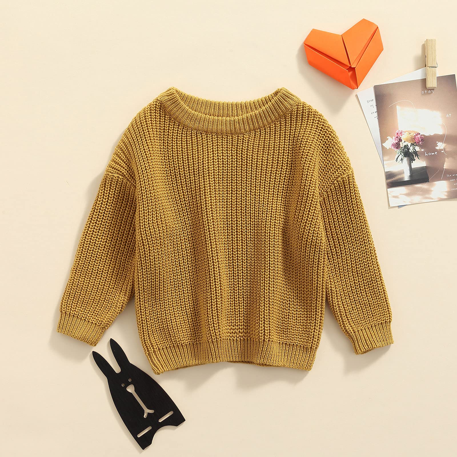 Warm Knitted Chunky Baby Sweater for Infant Toddler - Long Sleeve Cozy Winter Clothes for Boys & Girls | Perfect for Fall & Winter Outings, Family Photos, and Holiday Gatherings
