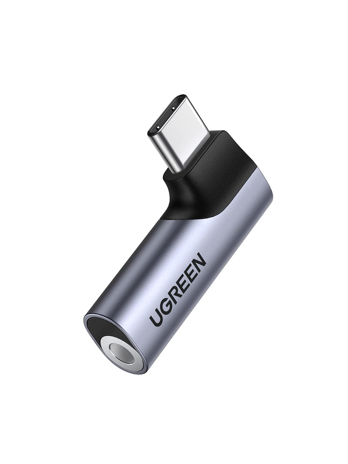 UGREEN Braided USB C to 3.5mm Audio Adapter & Right Angle Dongle - Compatible with iPad Mini 6, iPhone 15, Samsung Galaxy - High Quality 3.5mm Headphone Jack Converter for Music, Gaming & Calls