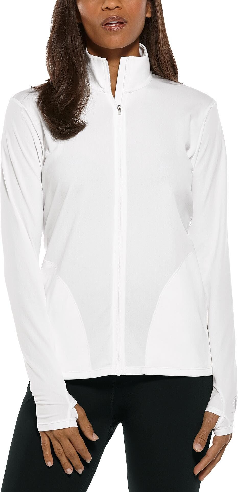 Coolibar UPF 50+ Women's Helani Waterproof Sun Protective Jacket - Lightweight Sun Protection for Swimming, Boating & Outdoor Activities