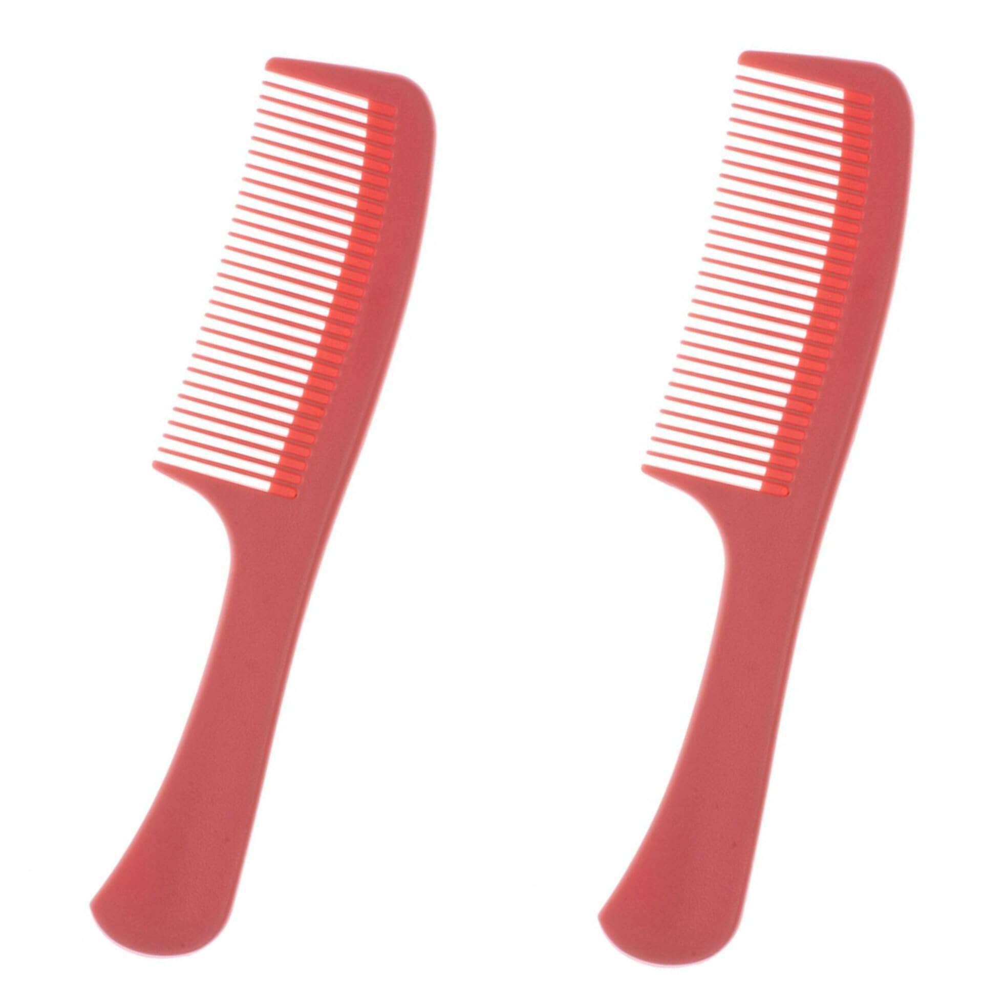 Mini Pocket Comb with Handle - 2 Pack Compact Hairbrush for Travel, Purse & On-the-Go Styling - Perfect for Men, Women & Quick Touch-Ups
