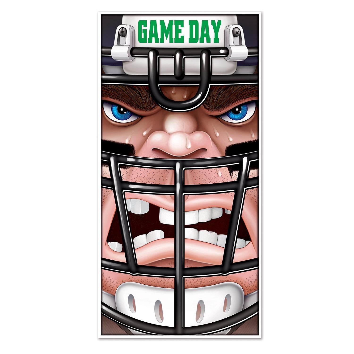 12 Pack Beistle Football Party Door Covers - Decorative Sports Theme Door Decorations for Game Day, Tailgating & Home Decor