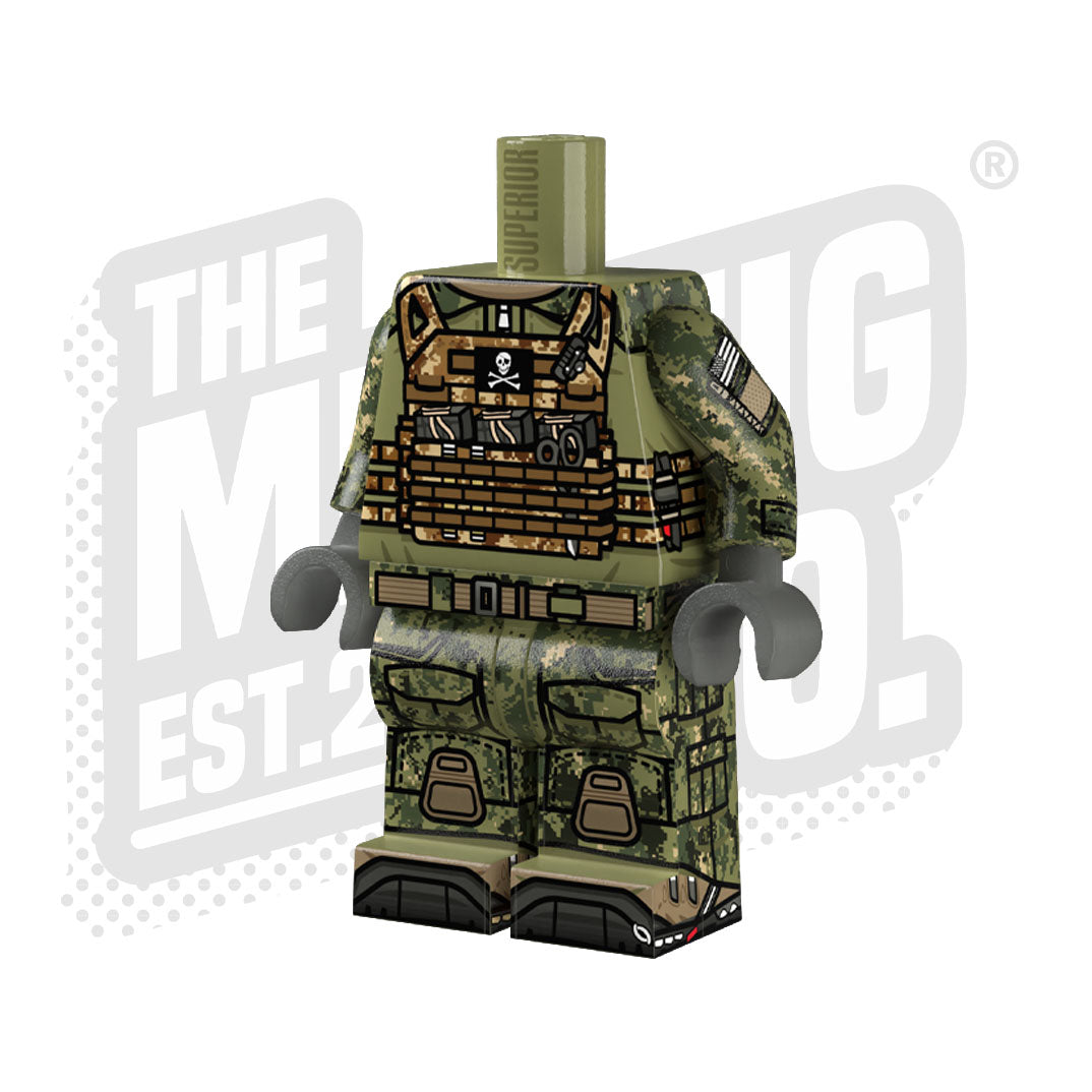 U.S. Navy SEAL Tactical Body Armor Plate Carrier - Military Grade Tactical Vest for Combat, Training & Outdoor Adventures