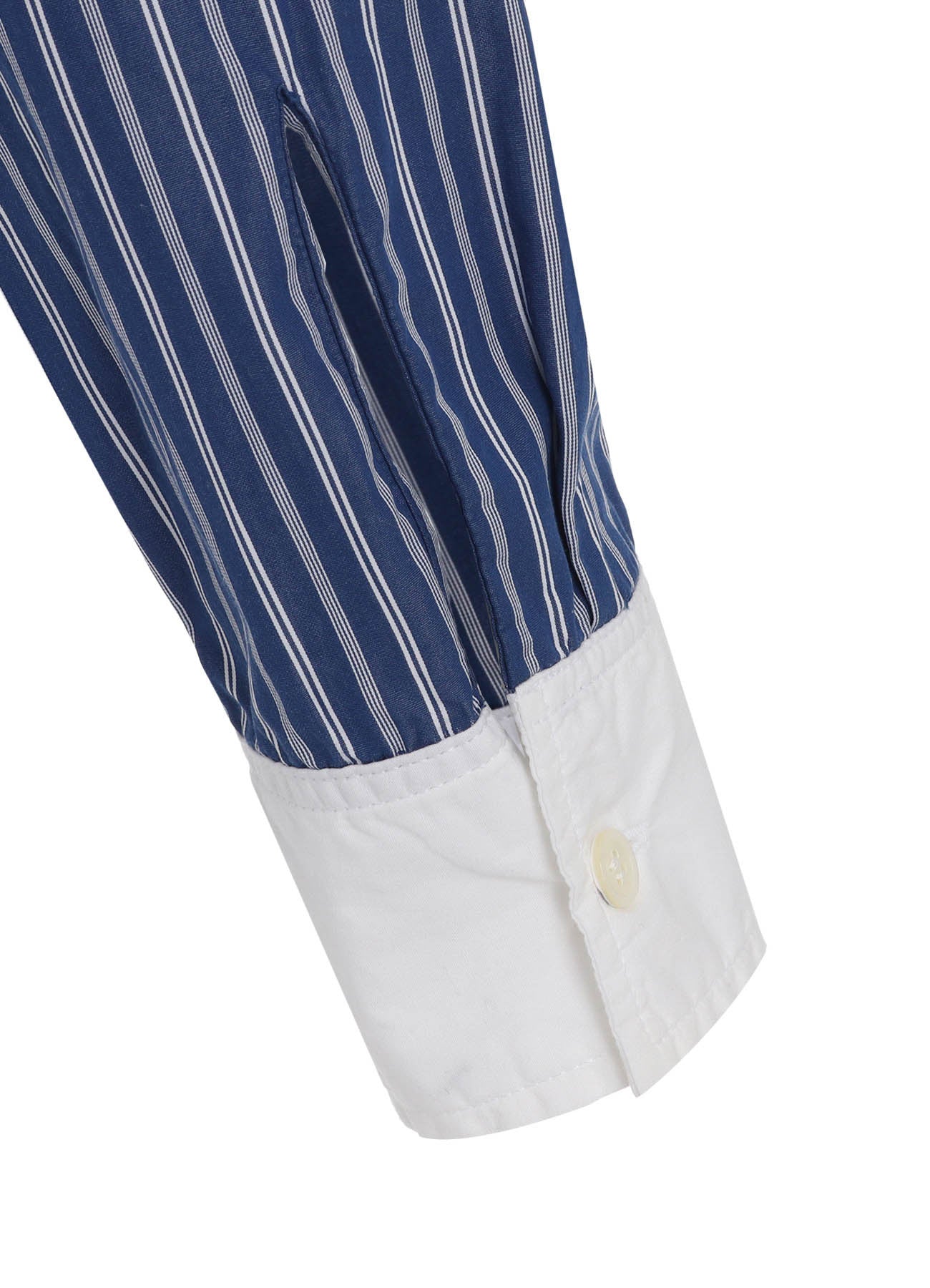 Premium Cotton Broad Stripe Non-Fusible Men's Dress Shirt - Perfect for Business Casual, Office Wear & Formal Occasions