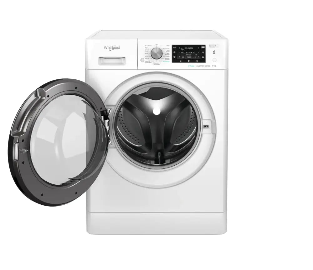 Whirlpool FDLR10250 10kg Front Load Washing Machine with FreshCare+ Technology - Large Capacity, Energy Efficient for Family Laundry | Perfect for Apartments & Homes