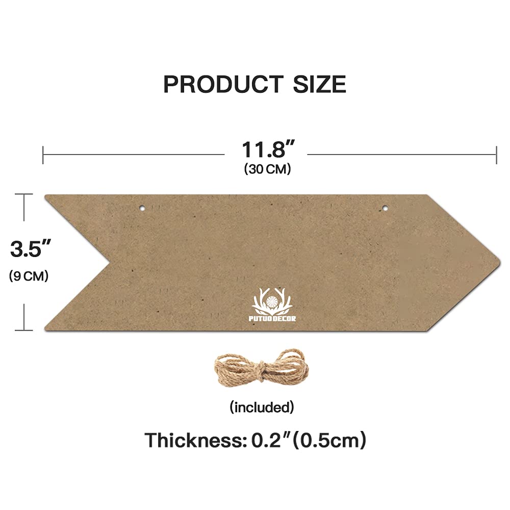 Tiki Bar Sign - 11.8x3.5 Inch Arrow Wall Decor for Outdoor & Pub