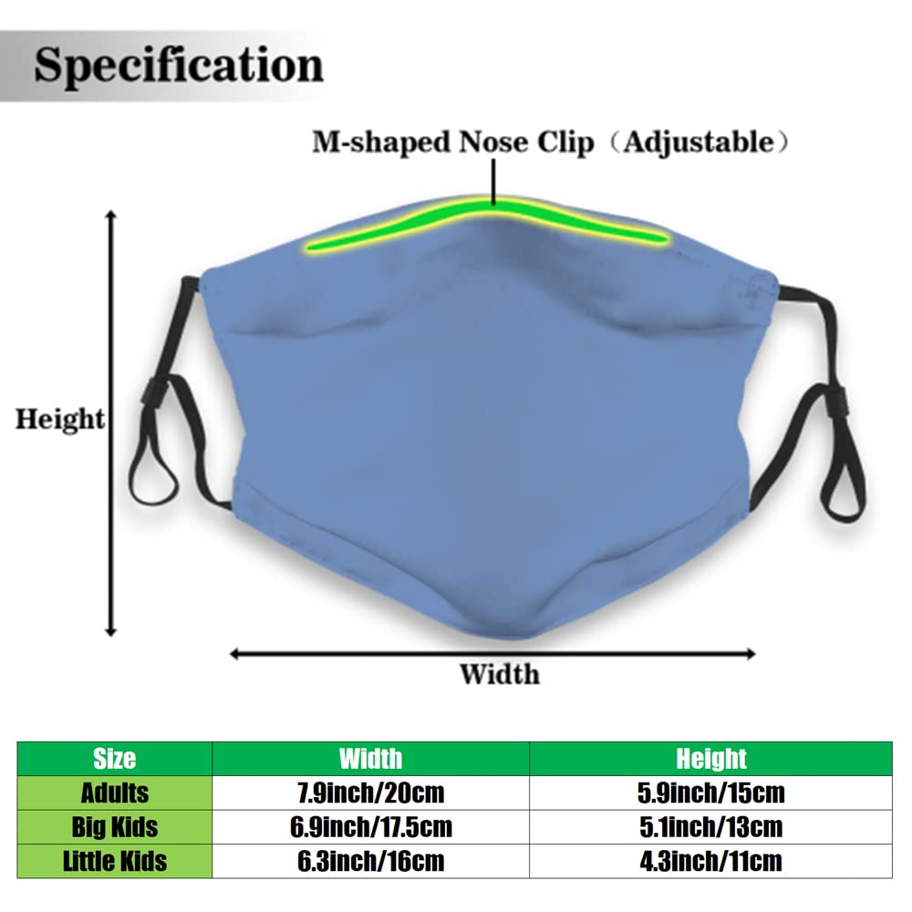 JCETUNO Custom Funny Face Masks - Personalized Breathable Reusable Balaclava for Men, Women & Kids - Perfect for Halloween, Cosplay, Sports & Outdoor Activities