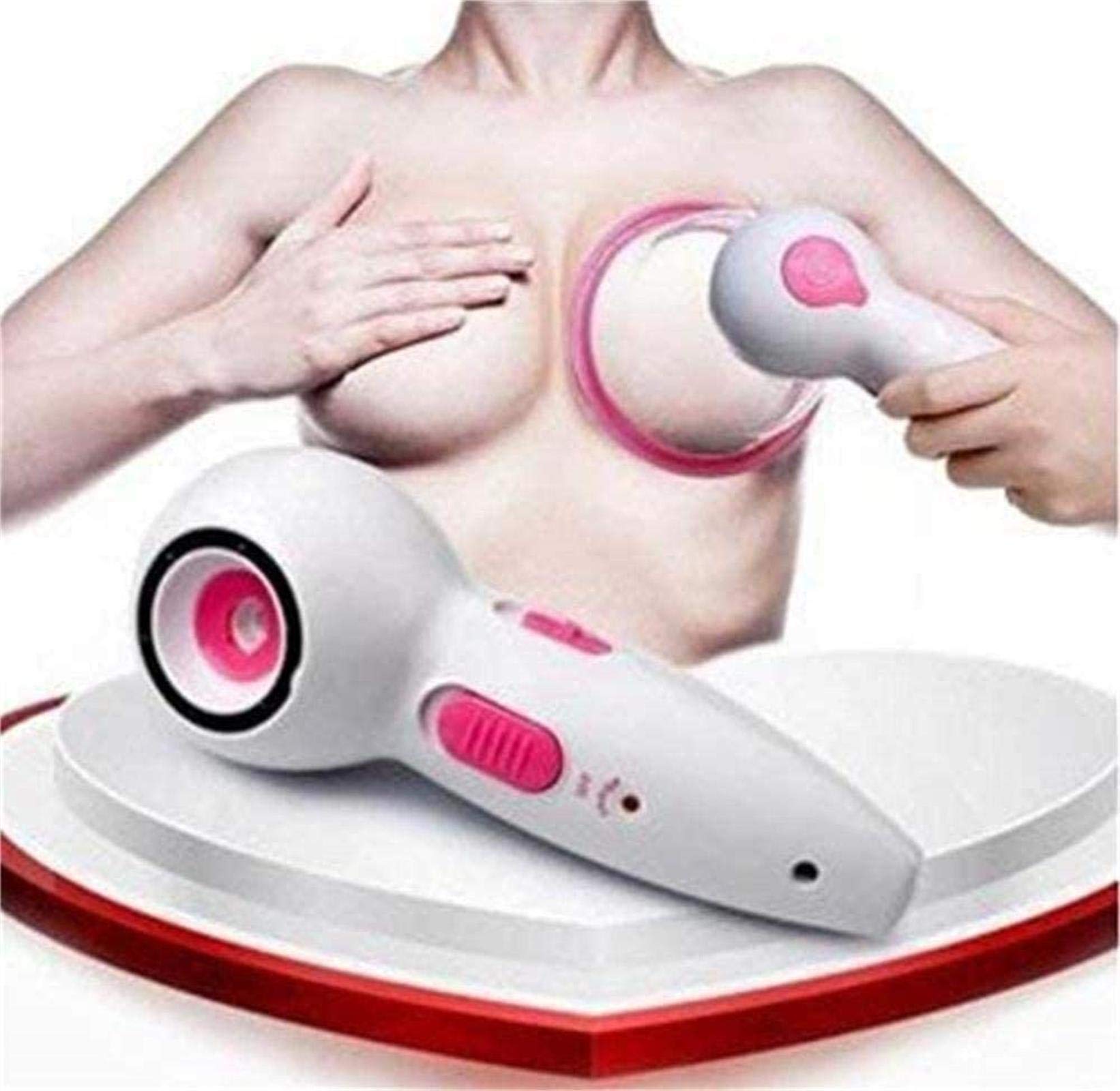 Electric Vacuum Pump Breast Massager for Women – Enhance & Firm Chest, Improve Breast Dysplasia, Flat & Sagging Breasts – Perfect for Home Spa & Postpartum Recovery (Size S)
