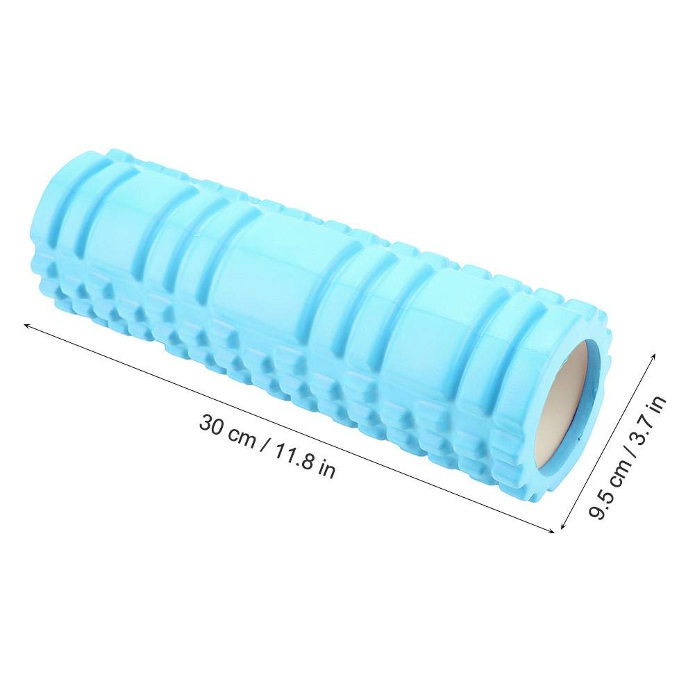 Foam Roller for Yoga & Fitness - Mini Hollow Deep Tissue Massage Roller for Physical Therapy, Myofascial Release, Muscle Recovery & Workout (Blue) | Perfect for Home Gym, Post-Workout Recovery & Physical Therapy Sessions