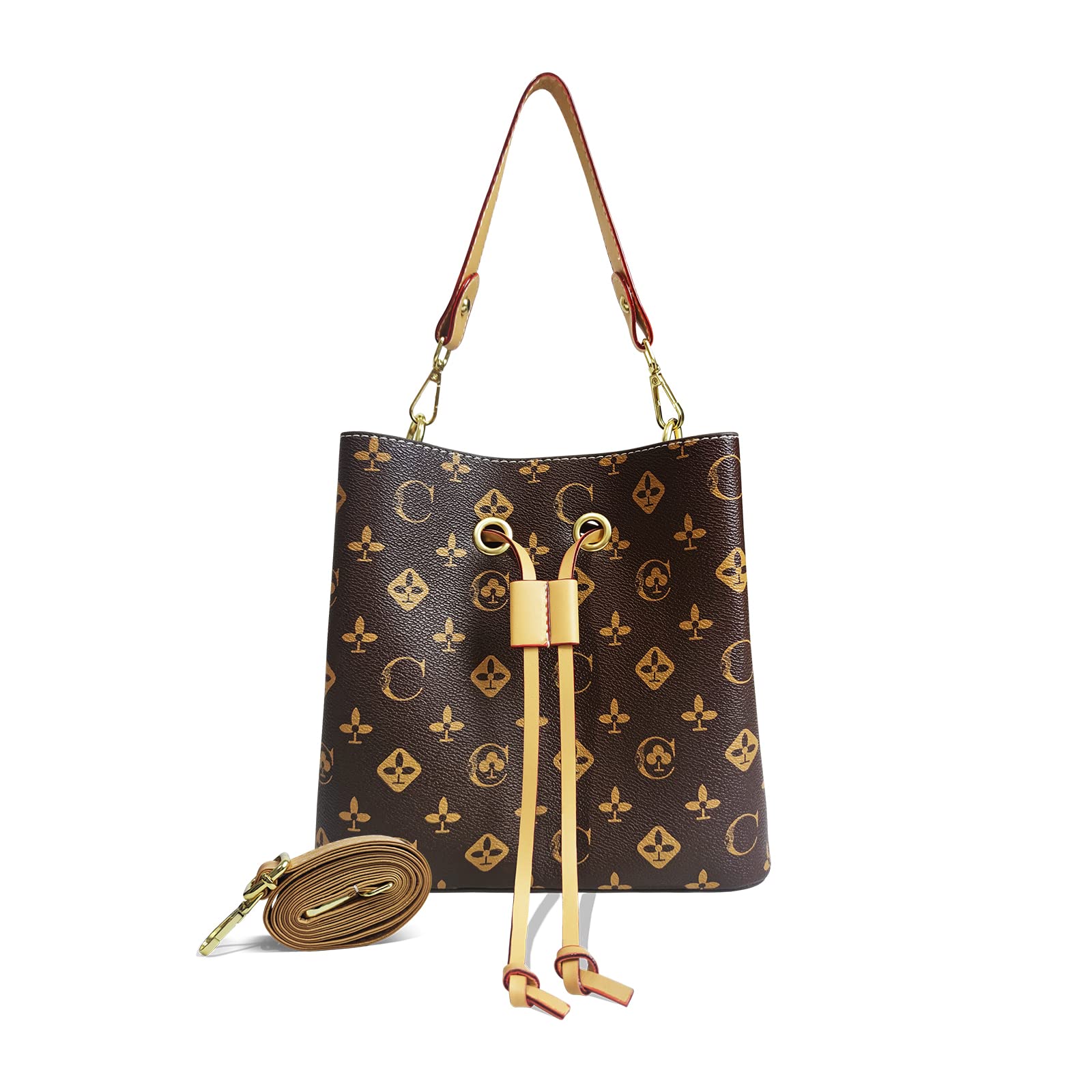 Stylish Women's PU Leather Hobo Handbag - Fashionable Shoulder Bag & Bucket Purse for Daily Use, Work, Shopping and Travel Accessories