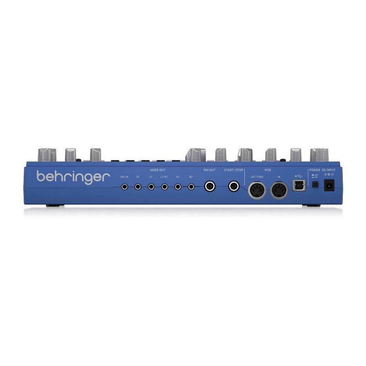 Behringer RD-6-BU Analog Drum Machine with 8 Drum Sounds, 64-Step Sequencer & Distortion Effects | Professional Electronic Music Production for Studio & Live Performances
