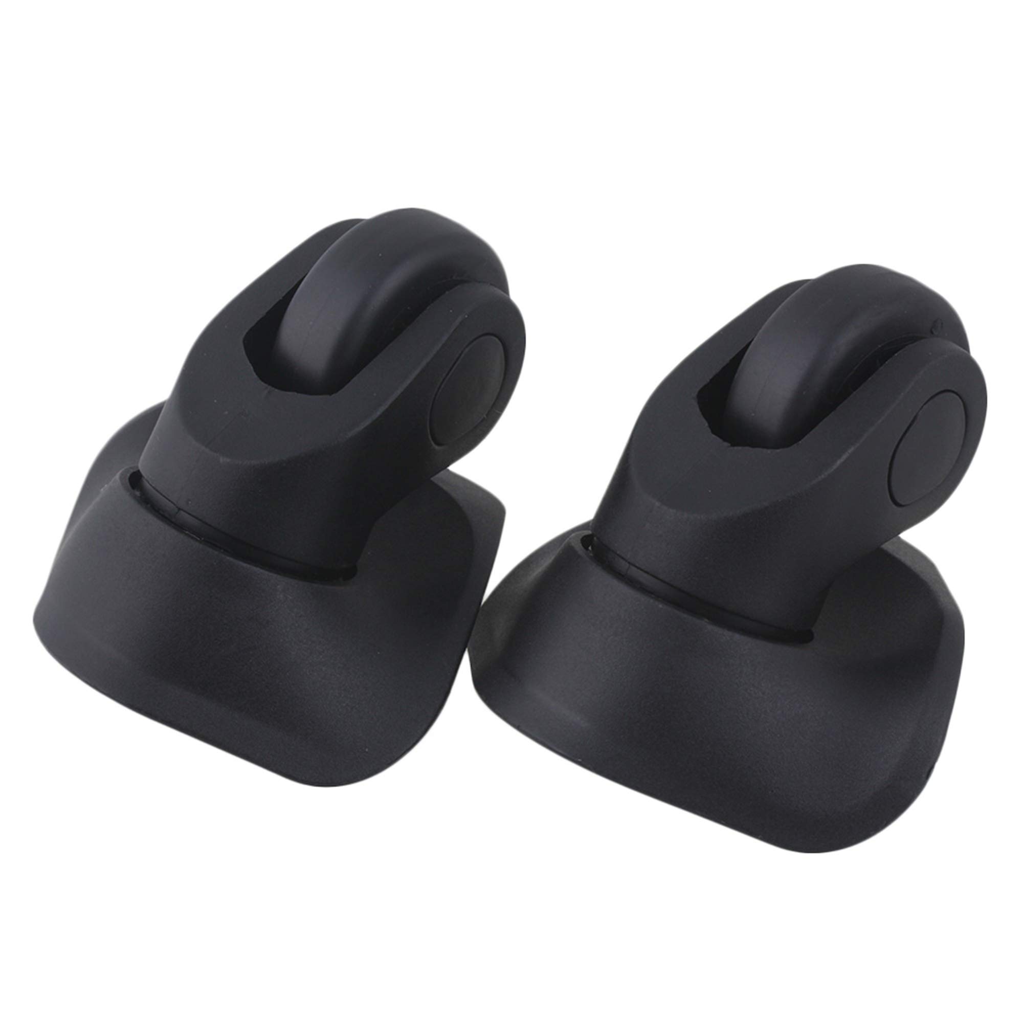 RDEXP 4 Holes DIY Luggage Swivel Caster Wheels with Installation Tool - Left & Right Wheel Set (Pack of 2) for Suitcase, Travel Bags & Rolling Carts - Easy Replacement & Smooth Mobility