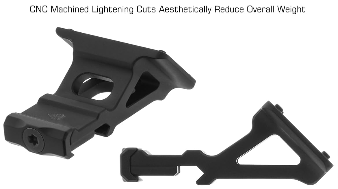 UTG Super Slim Picatinny Rail Mount - Lightweight Low Profile Scope Mount for AR-15, Rifle & Shotgun - Perfect for Hunting, Tactical Shooting & Range Use