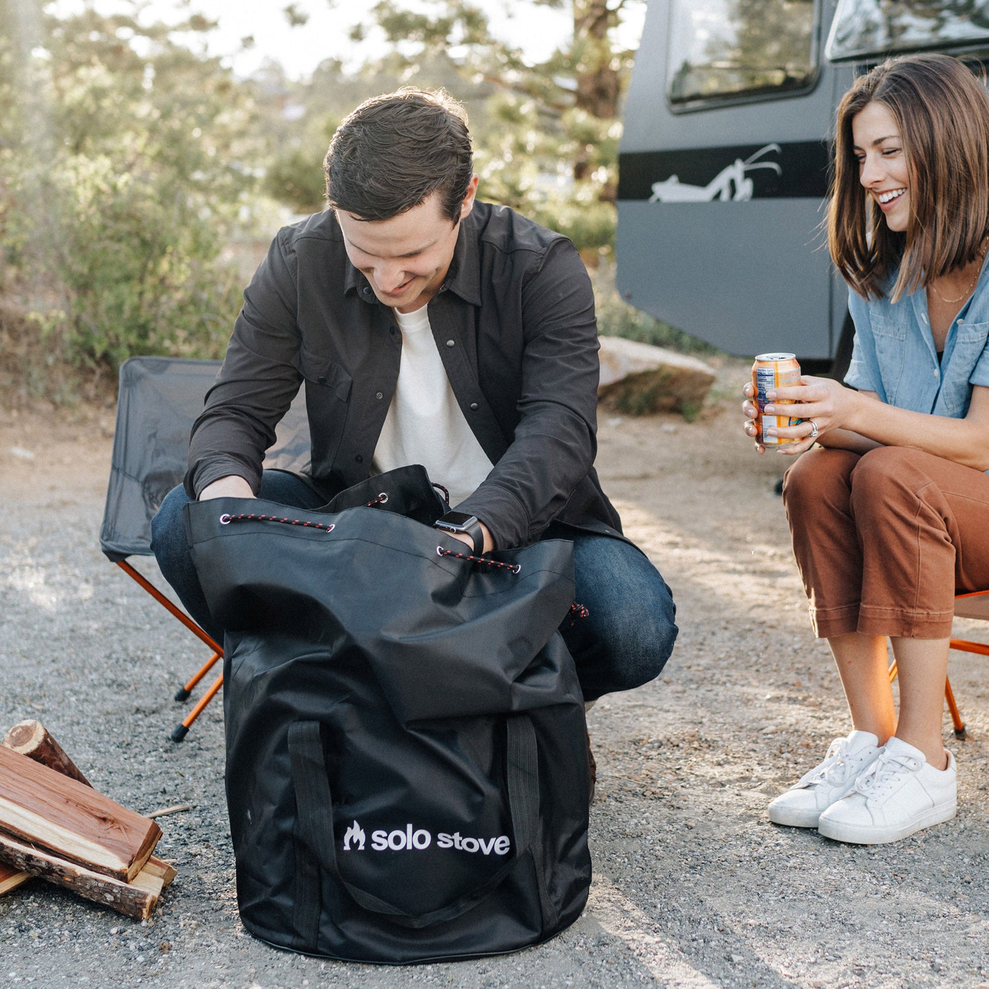 Solo Stove Ranger 2.0 Smokeless Portable Fire Pit with Stand - Outdoor Camping, Backyard, Patio, and Beach Bonfire Companion
