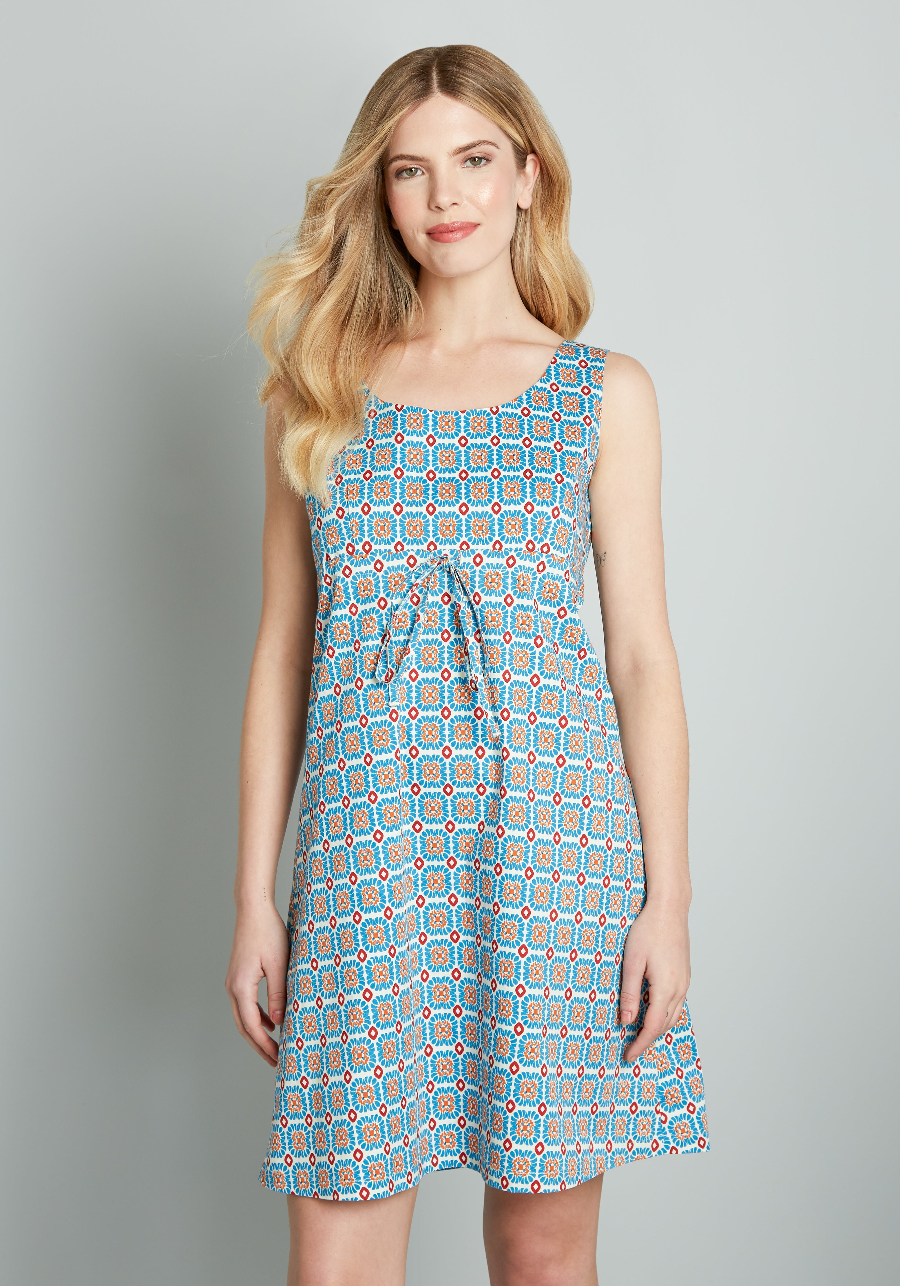 Charm and Sunny Weather Babydoll Dress - Flowy Summer Dress for Women, Casual & Party Wear, Perfect for Beach, Vacation & Date Nights