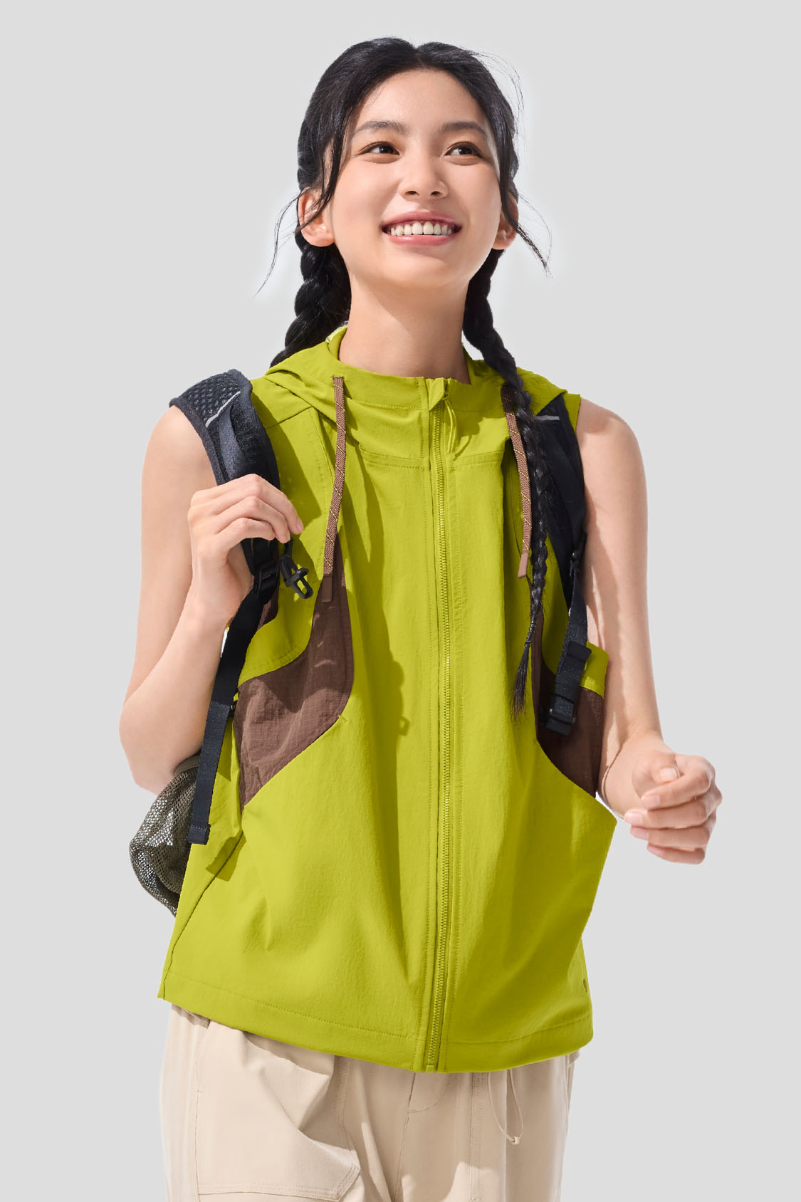 Chill Women's Lightweight Cooling Outdoor Vest UPF50+ Sun Protection - Perfect for Hiking, Running, and Summer Activities