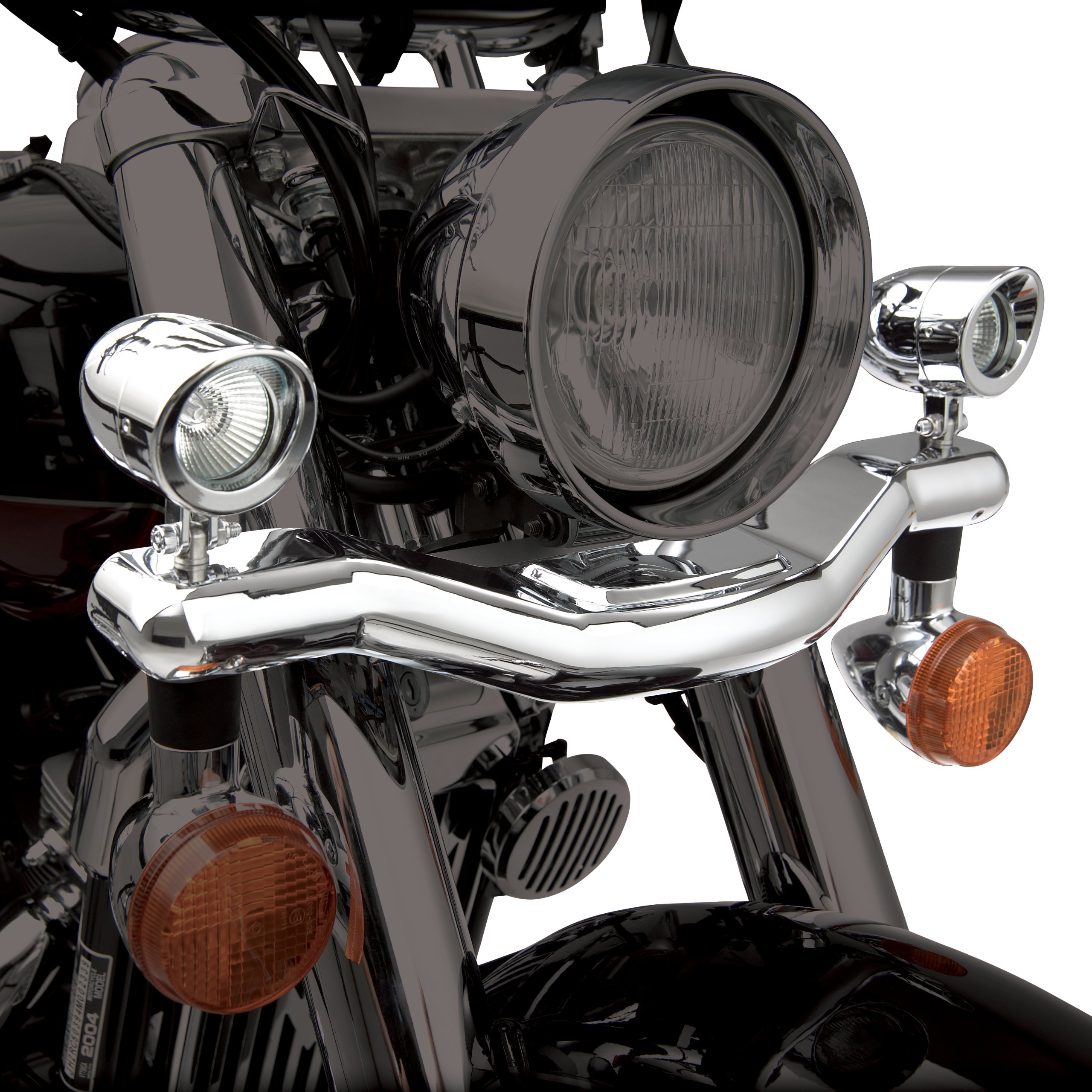 Mini Contour Driving Light Kit - Chrome for Motorcycles & Bikes
