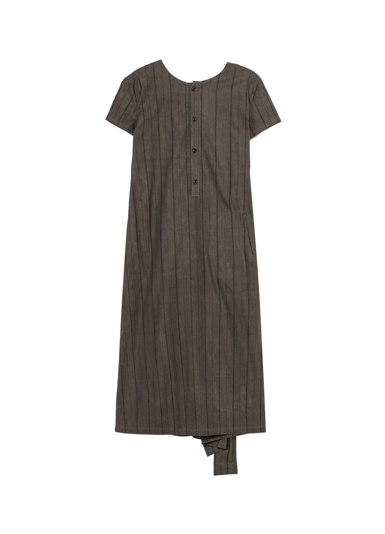 Stylish Cotton Stripe Ink Dyed Back Tie Dress for Women - Perfect for Summer Outings, Beach Vacations & Casual Events
