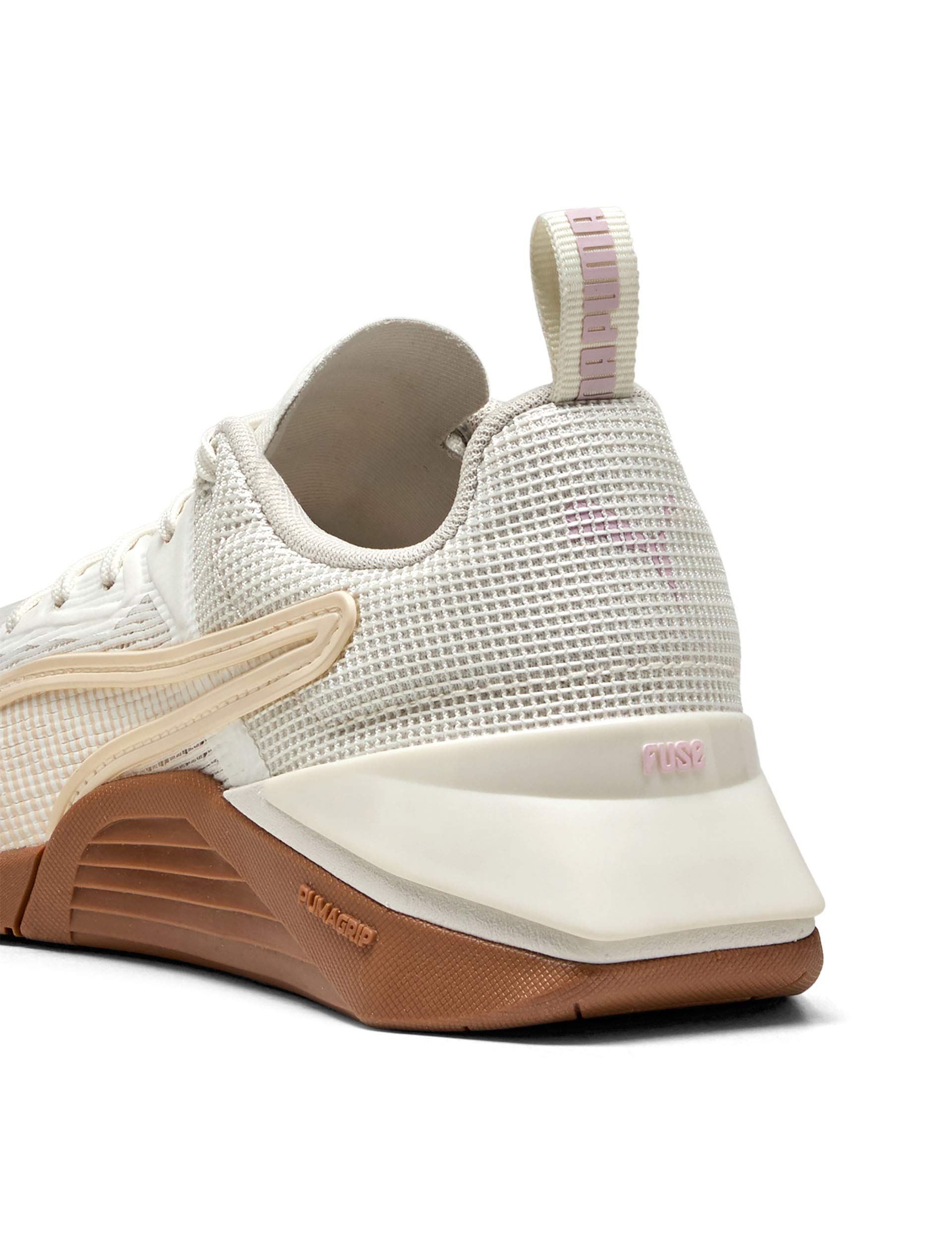 Fuse 3.0 Training Shoes for Men & Women - Lightweight Gym Workout Sneakers in Warm White/Alpine Snow/Rose Mauve/Gum - Perfect for Running, CrossFit & Fitness Training
