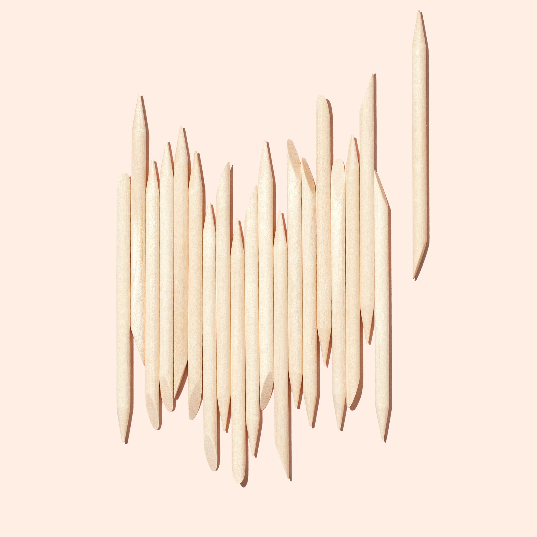 20 Pack Wooden Cuticle Sticks - Professional Manicure & Pedicure Tools for Nail Care, Cuticle Pusher and Cleaner - Perfect for Home Salon, DIY Nail Art and Grooming Kit