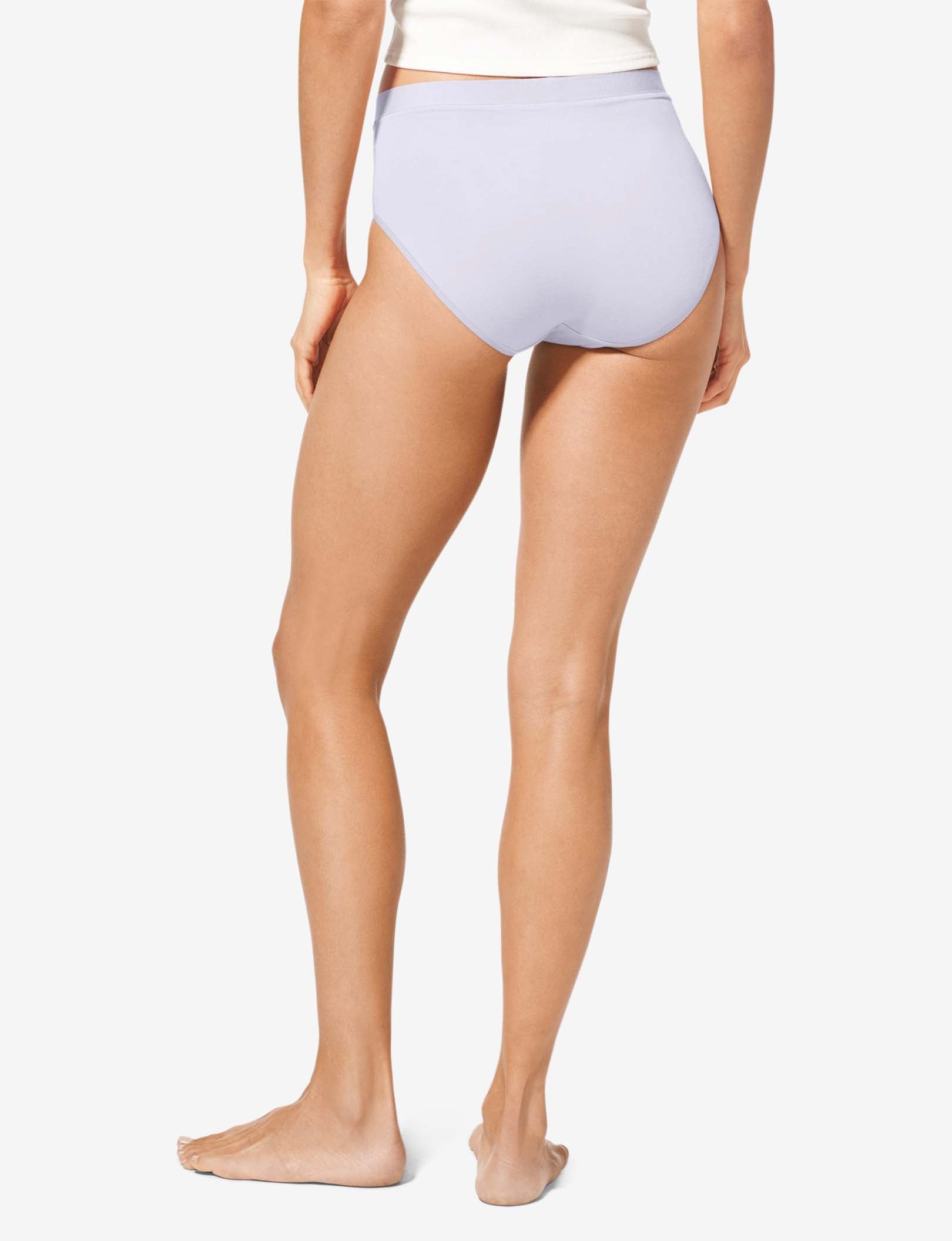 Women's Cool Cotton High Rise Briefs - Soft & Breathable Underwear for Everyday Comfort | Perfect for Workouts, Yoga & Lounge Wear
